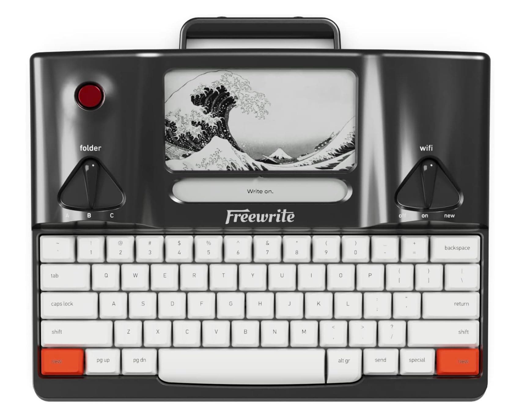 Freewrite Smart Typewriter | Digital Typewriter with E Ink Display for Distraction-Free Writing | Wifi-Enabled Word Processor Syncs Directly to the Cloud | Dedicated Drafting Machine for Authors