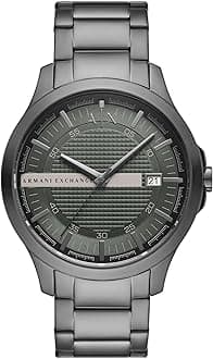 A|X Armani Exchange Men's Watch, Three-Hand Stainless Steel Watch for Men