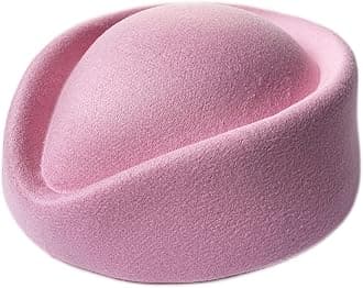 Wool Cap Stewardess Pillbox Hat Teardrop Fascinator Base Sweet Design