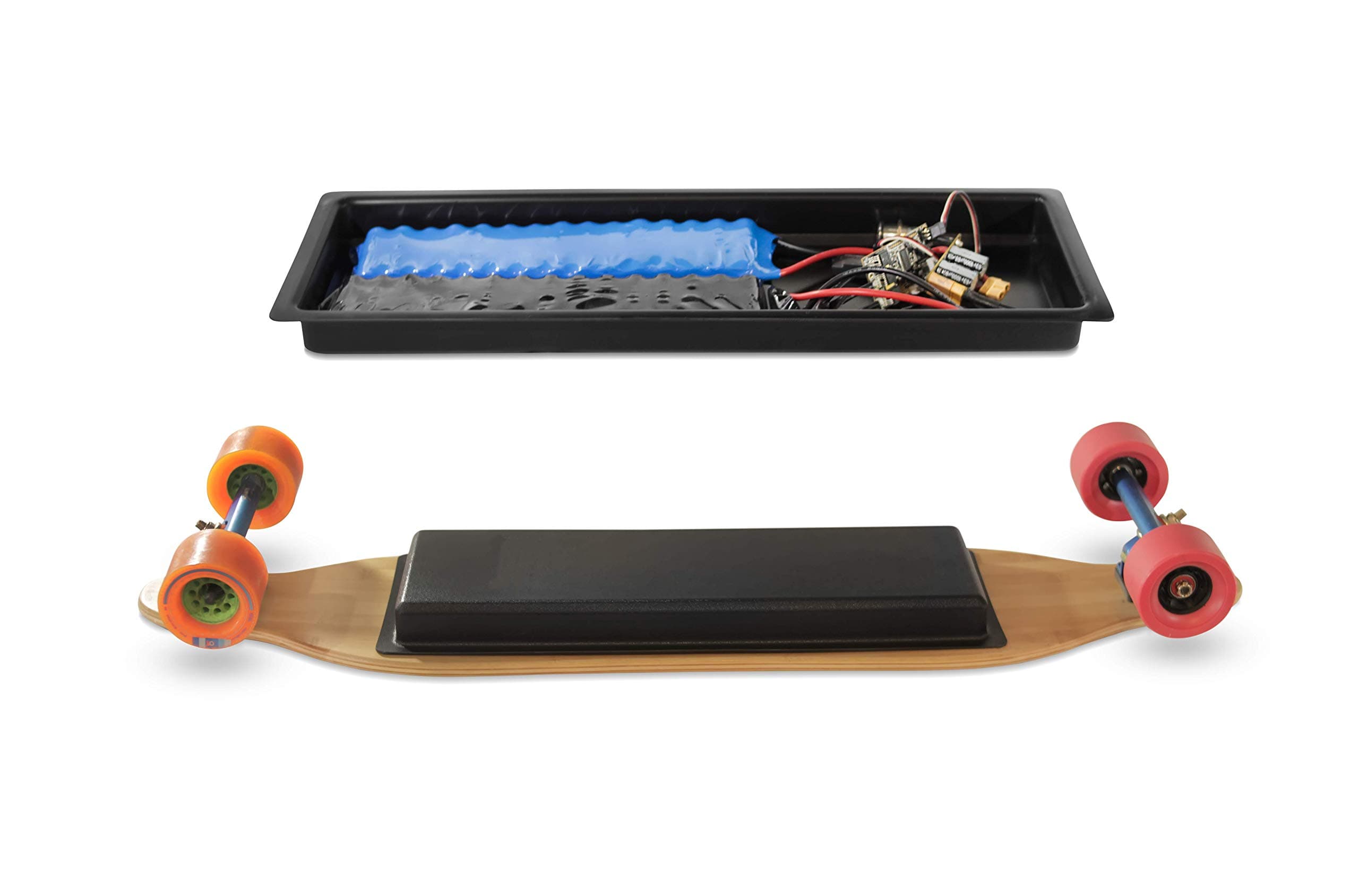 DIYE Electric Skateboard Battery & Electronics Customizable & Scratch-Proof Battery Enclosure