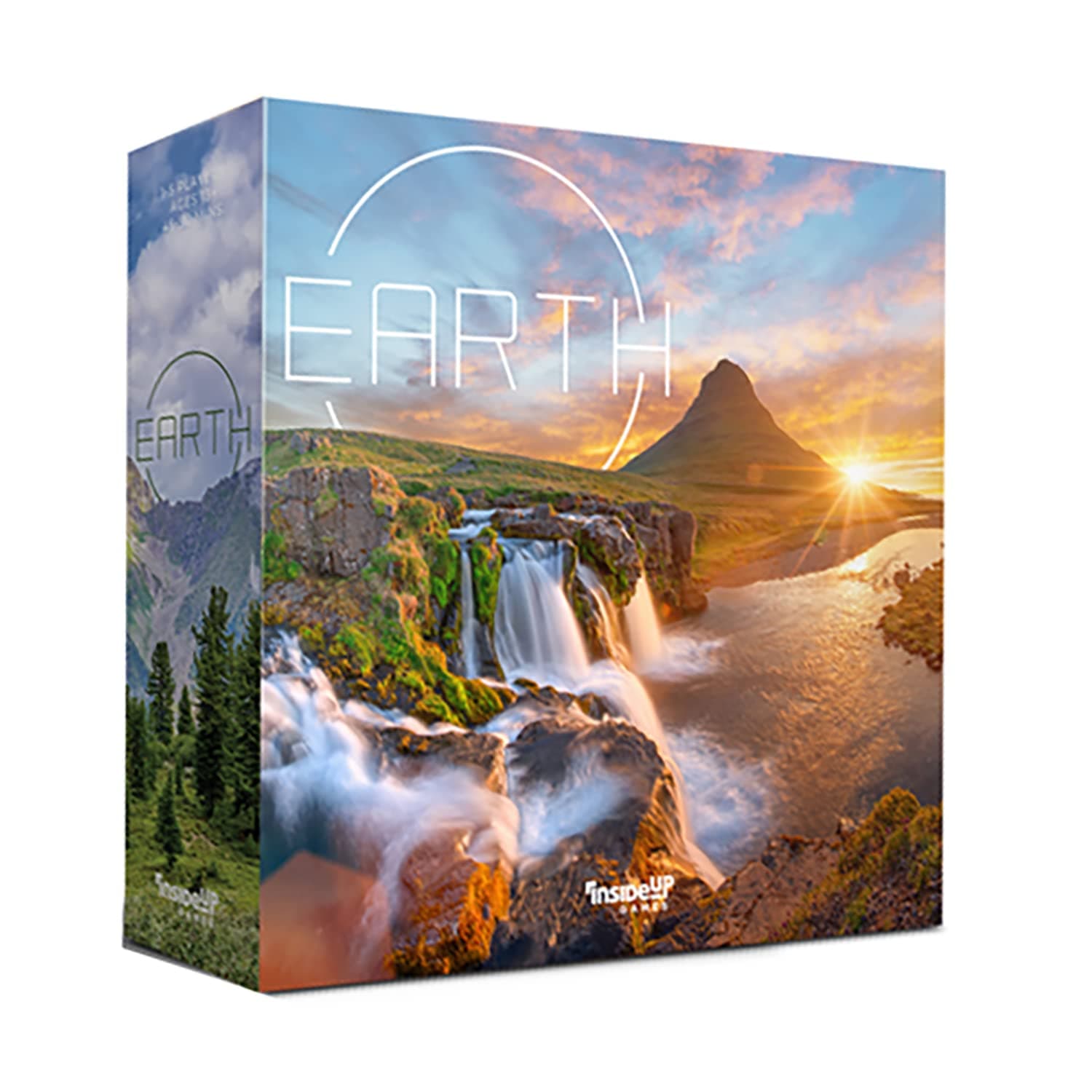 Inside Up Games Earth - The Board Game by & Maxime Tardif, Ecosystem Building, Card Drafting & Action Selecting, for 1 to 5 Players, Play Solo-Multiplayer-Teams, 45-90 Minute Playing Time