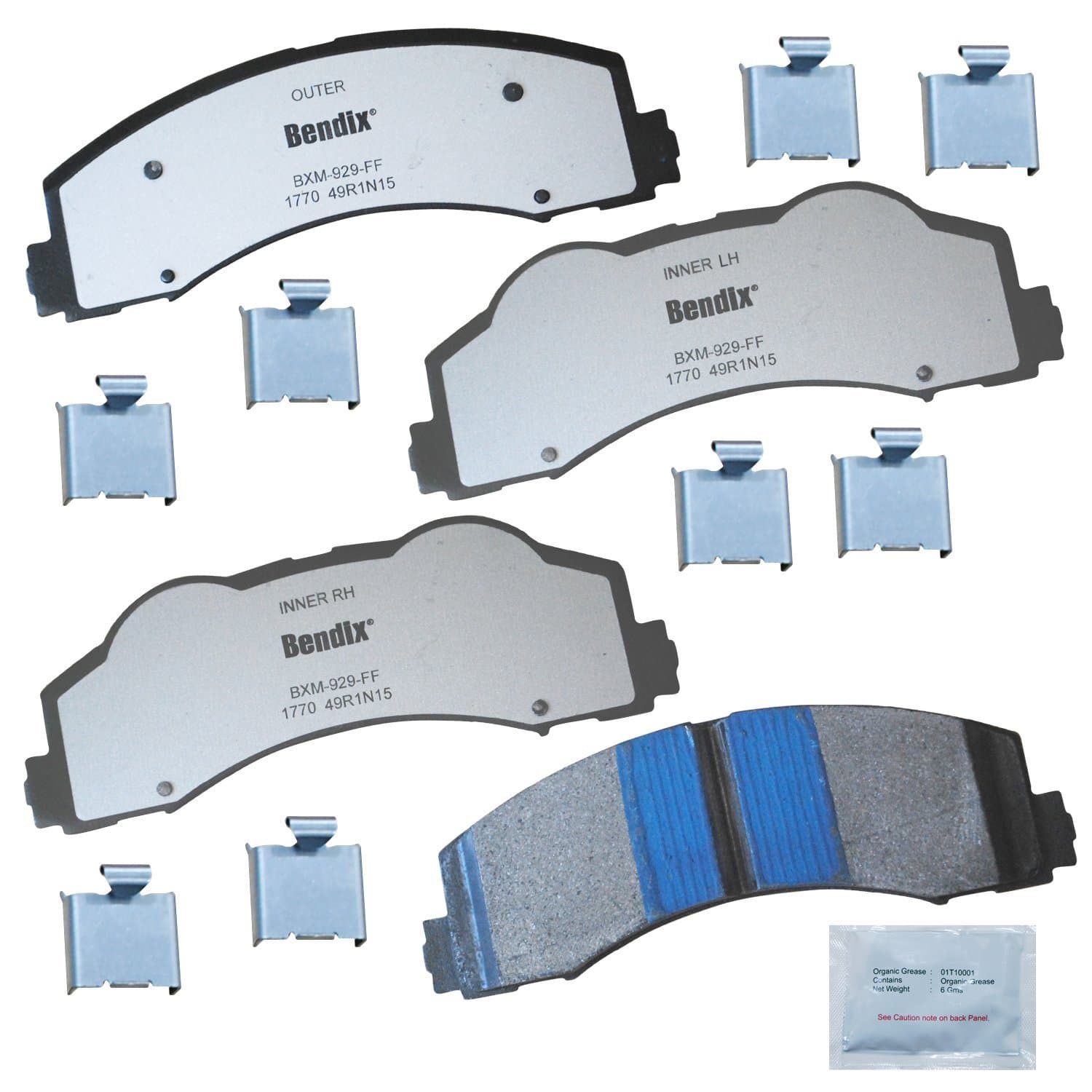 BendixFleet Metlok MKD1770FM Brake Pads