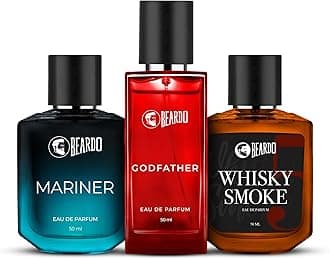 Mariner, GodFather & Whiskey Smoke Perfume For Men (50Ml X Pack Of 3) | Long Lasting Perfume | Date Night Perfume For Men | Gift for Men | Gift For Friends | Gift for Husband | Gift for boyfriend