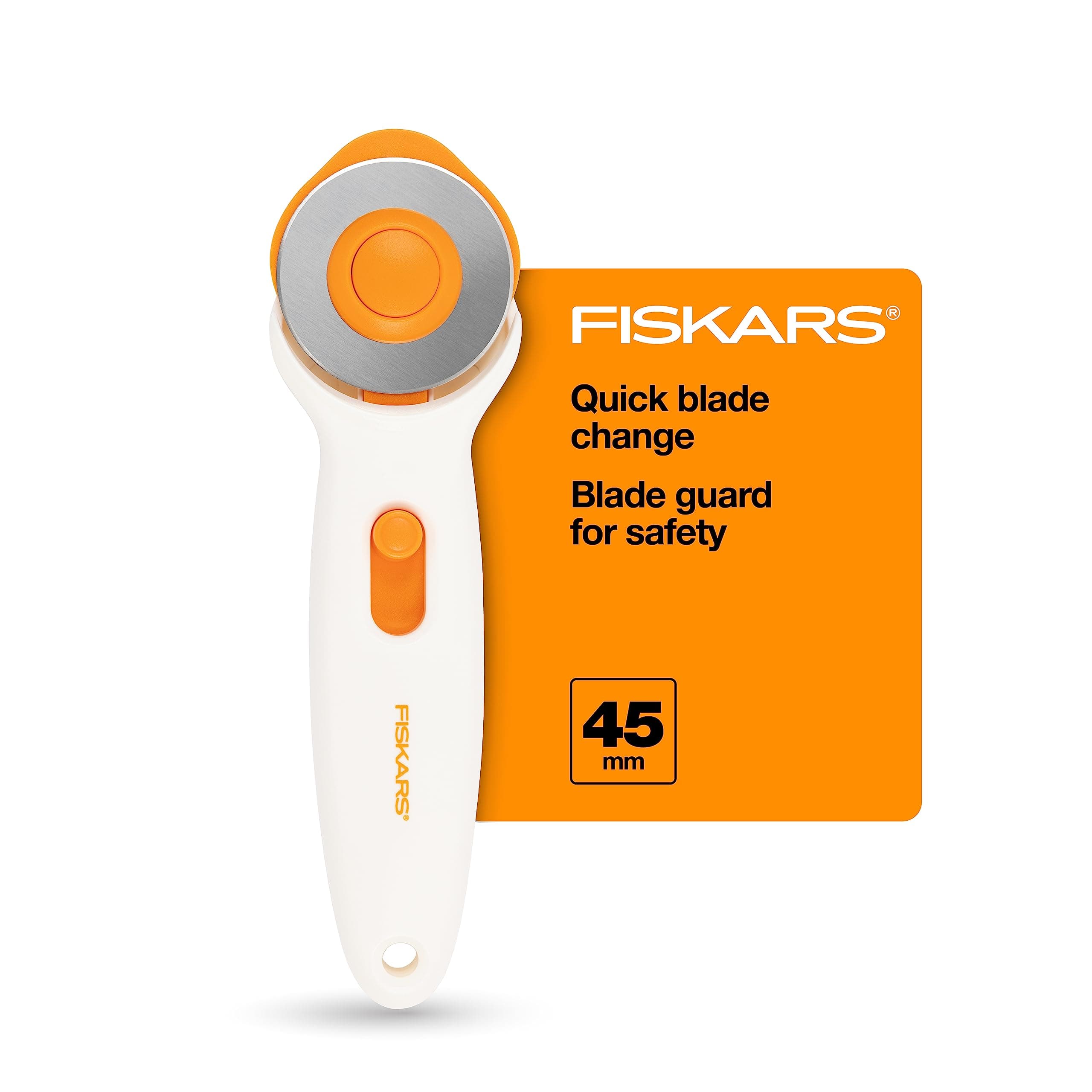 Fiskars Premium Stick Rotary Cutter (45 mm), White