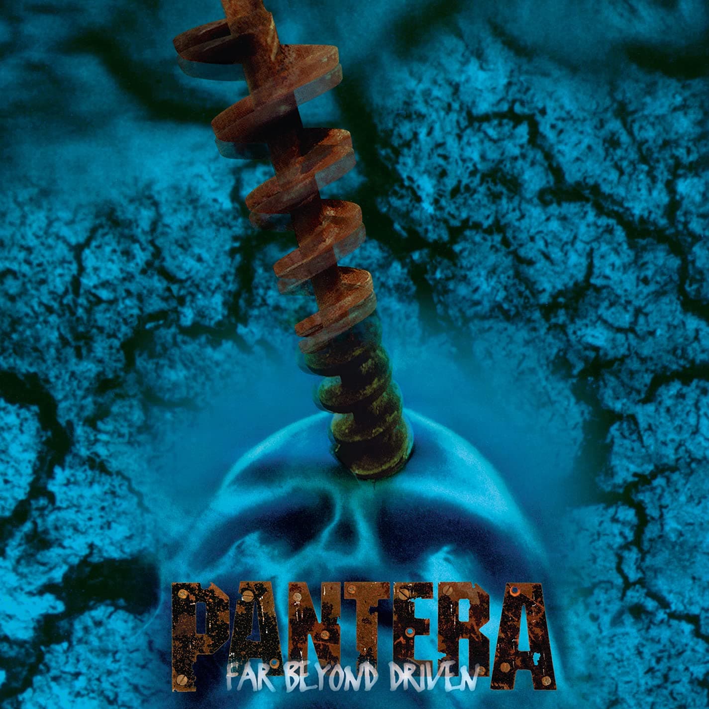 Pantera / Far Beyond Driven marbled white & blue)