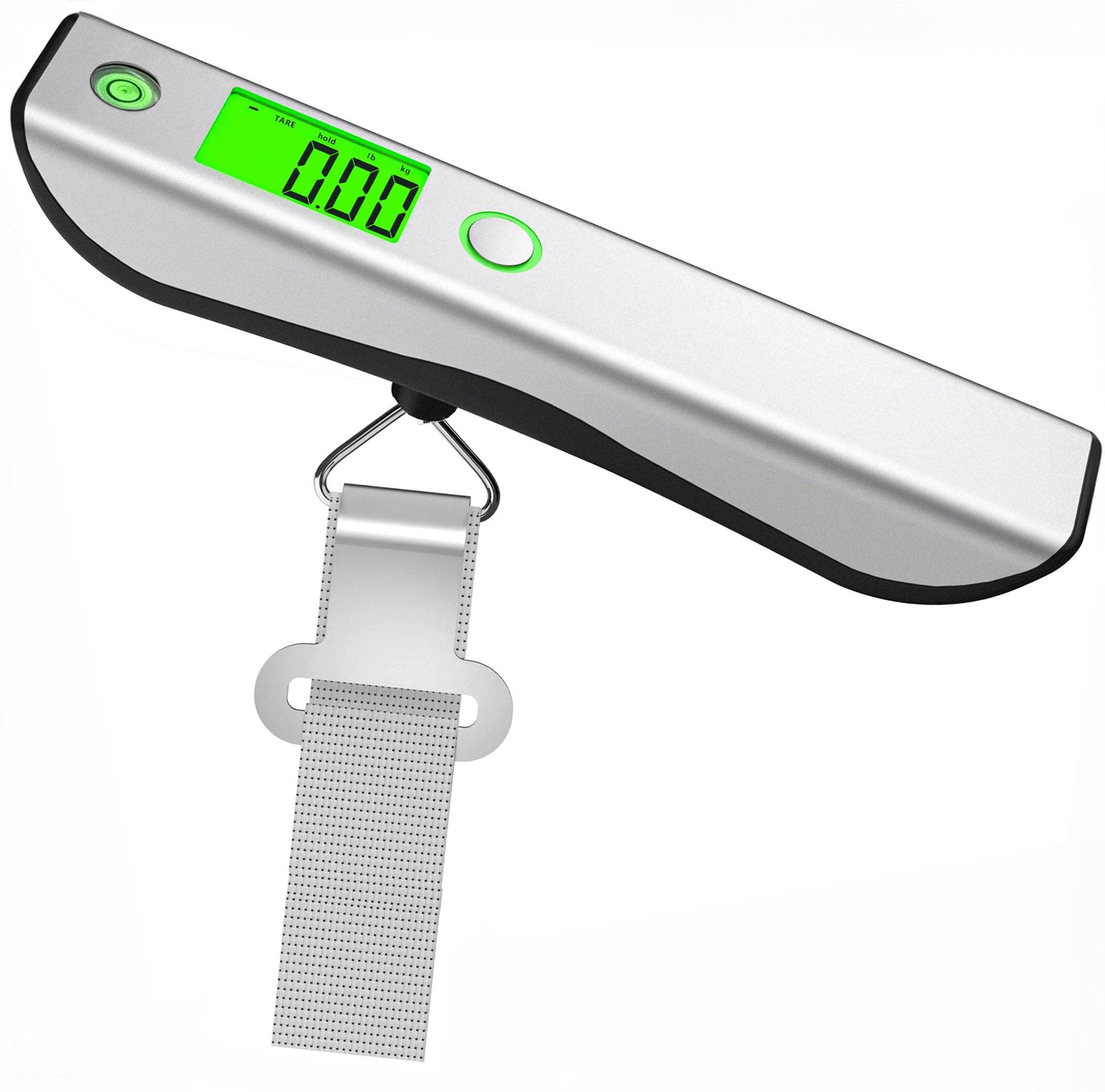 pjp electronicspjp electronics Digital Luggage Scale, Travel Weight Scale, Hanging Baggage Scale, Portable Suitcase Weighing Scale with Hook, 110 Lb Capacity