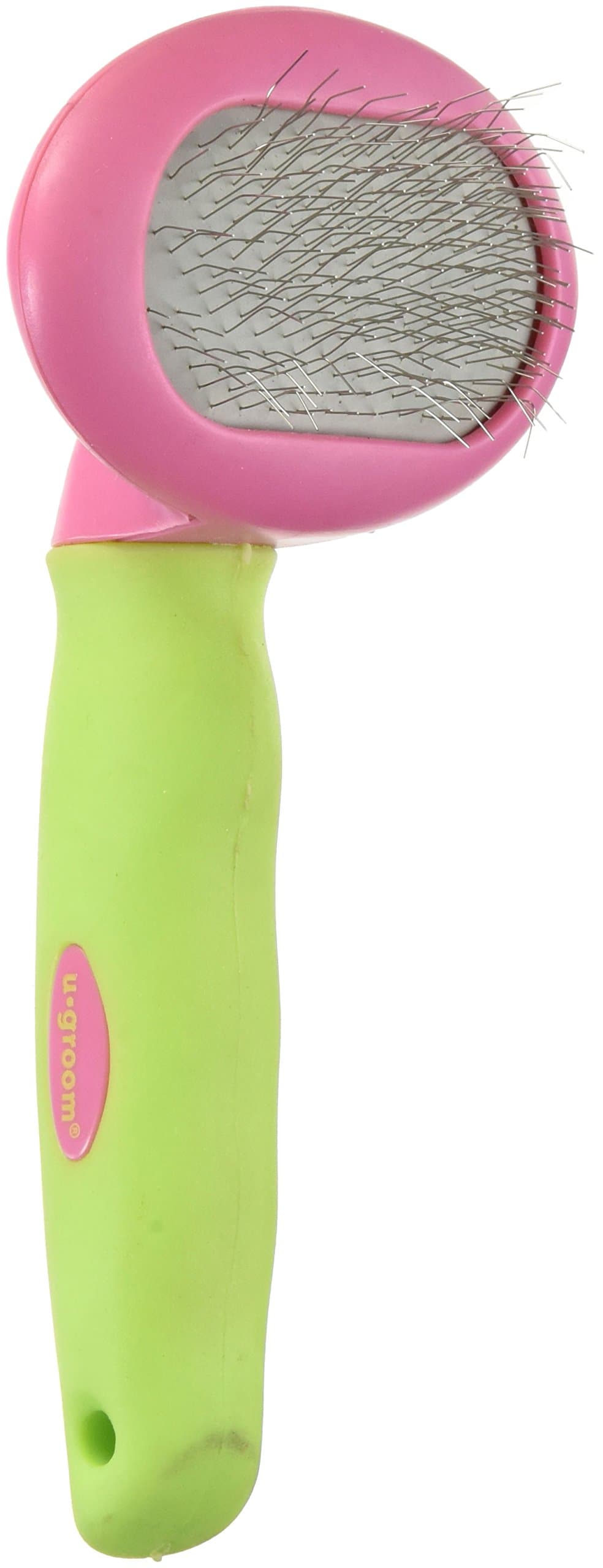 u•groom Mini Cat Soft Slicker Brushes — Ergonomic Brushes for Cat Grooming, 6¾"