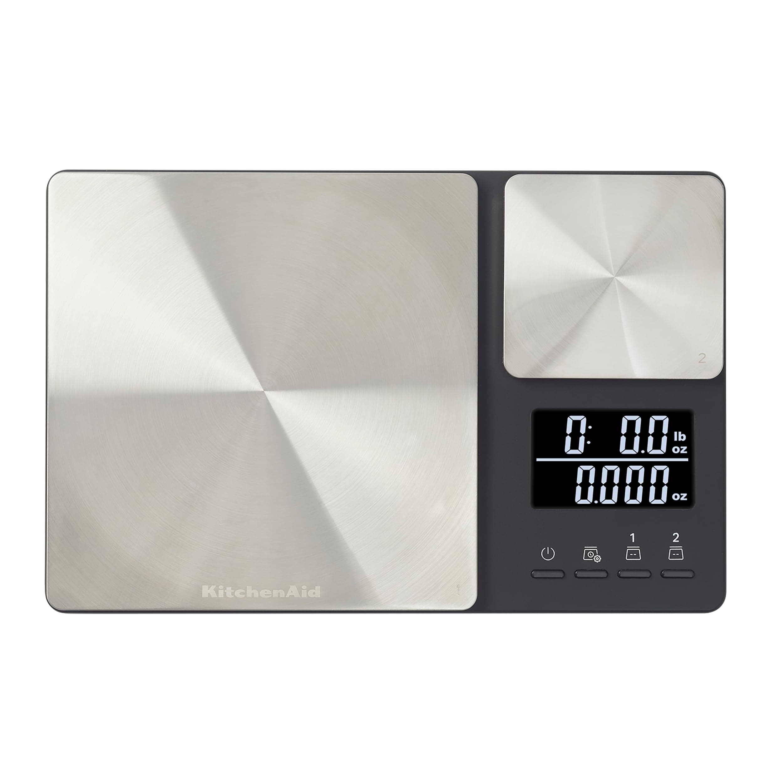 Dual Platform Digital Kitchen Scale, 11 pound capacity, Black
