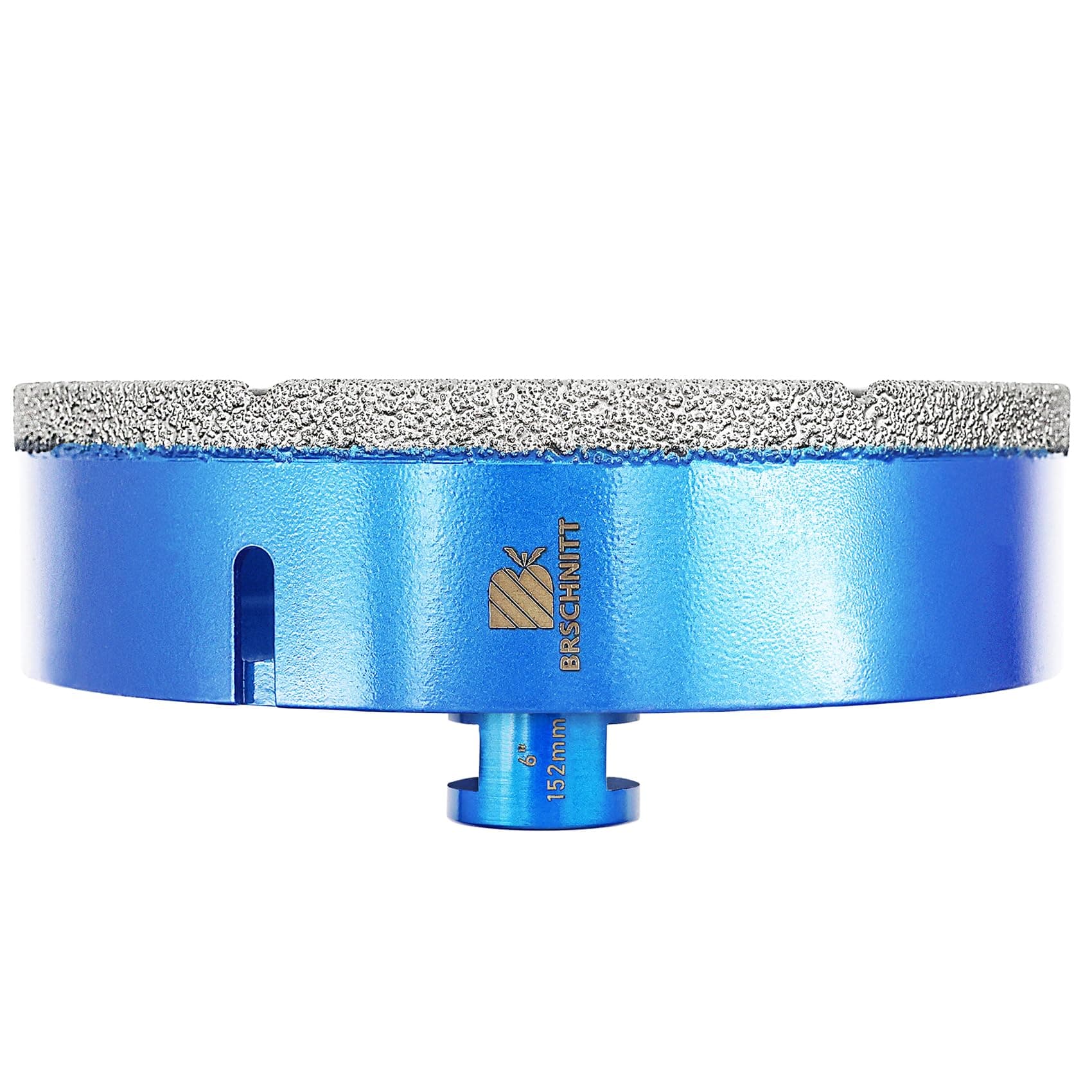 6 Inch Diamond Core Drill Bit for Porcelain Tile Ceramic Marble Granite Drilling,BRSCHNITT 1pc Vacuum Brazed Diamond Hole Saw with 5/8-11 Thread (152mm)