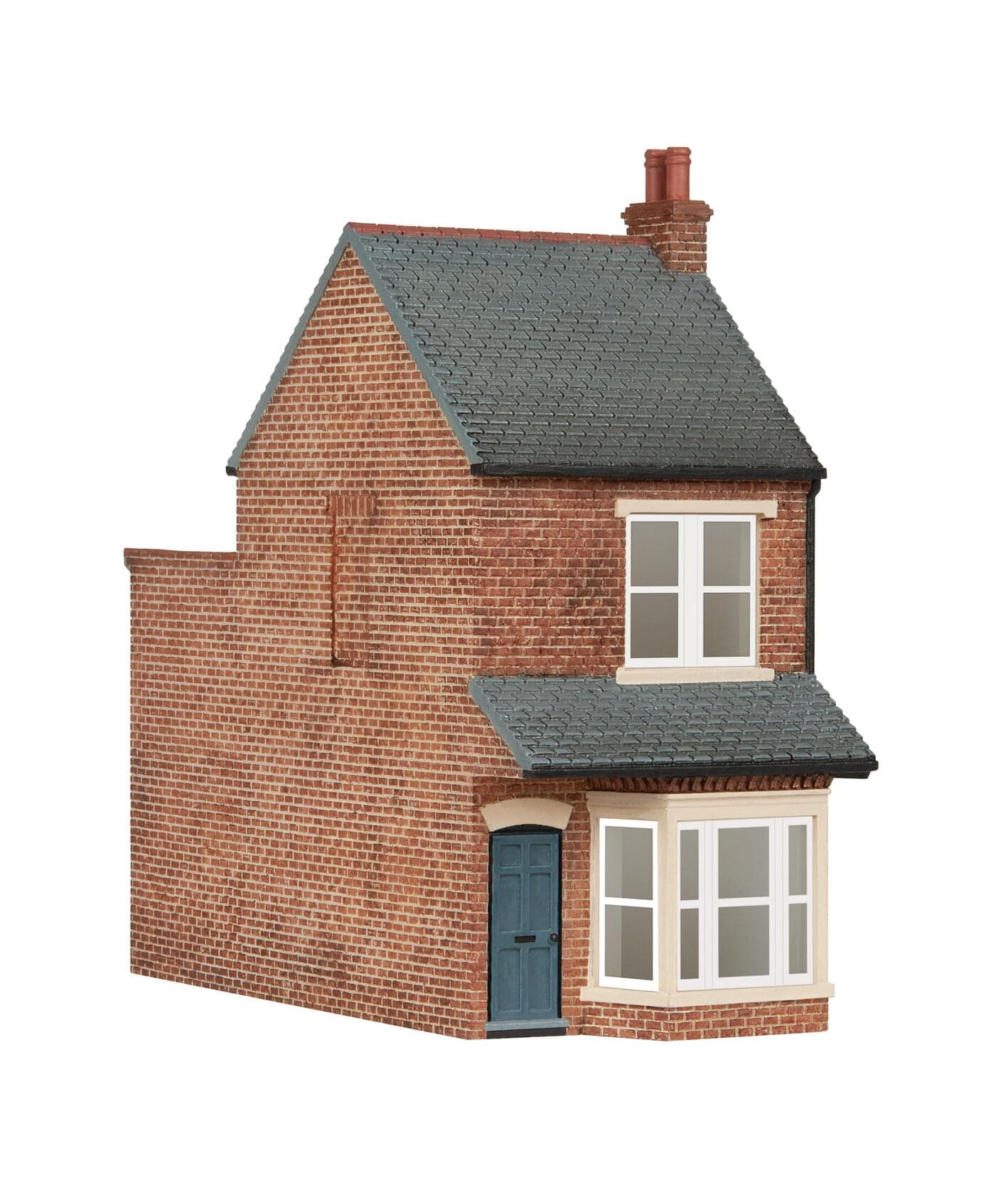 Hornby R7357 Left Hand 2 Up/2 Down Terraced House Acessories - Resin Building for Model Railway Sets