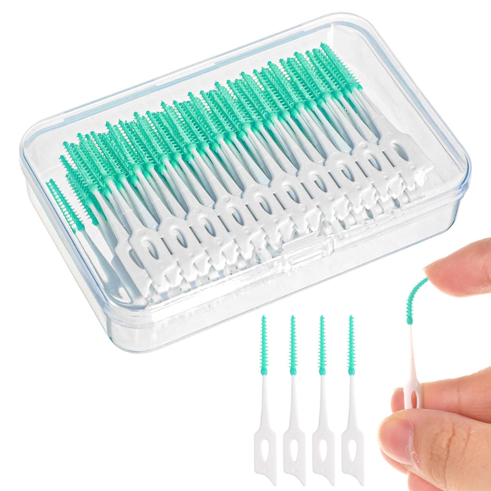 100 Pieces Dual-Use Interdental Brushes