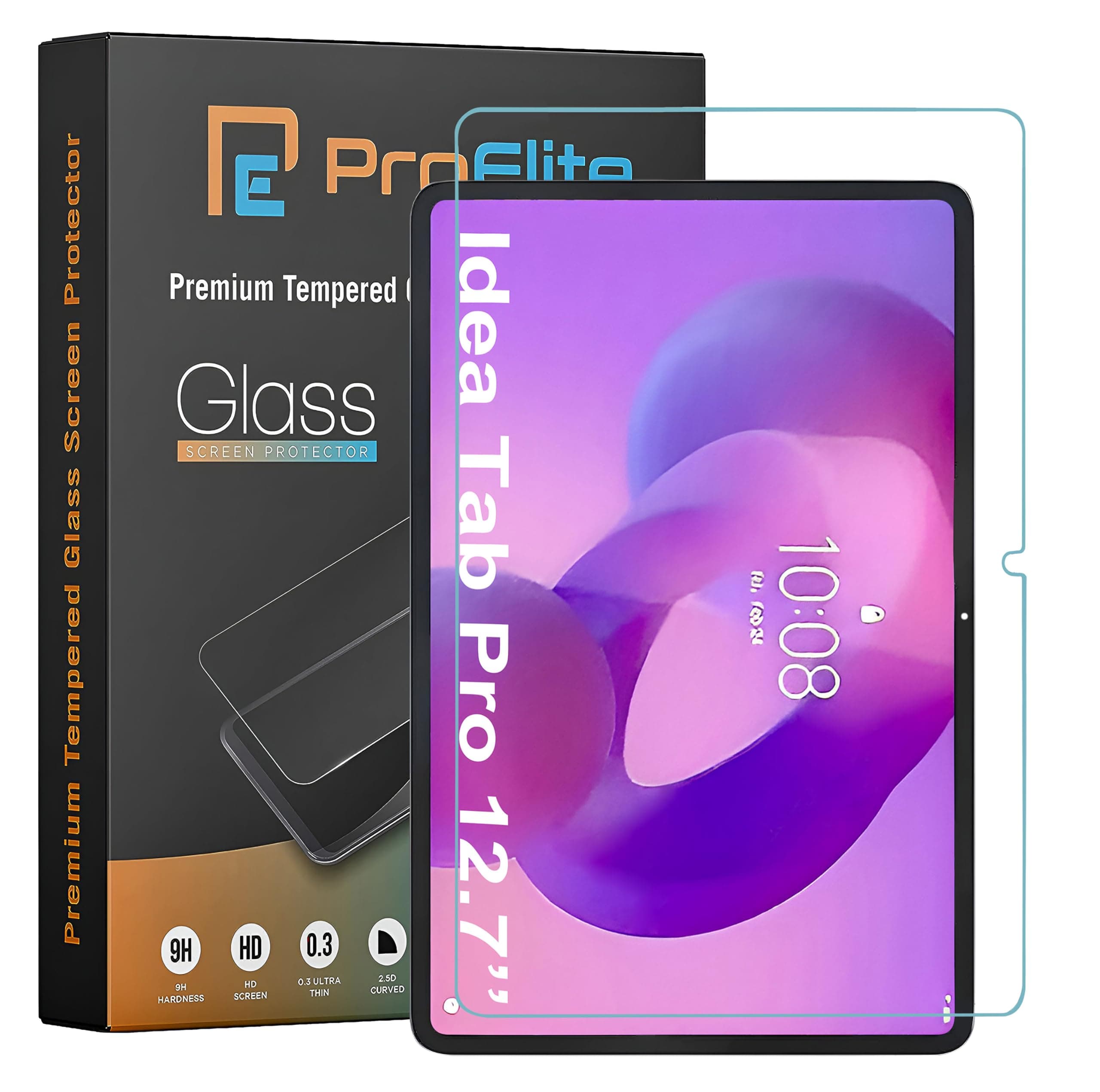 Screen Protector for Lenovo idea Tab Pro 12.7 inch/Yoga Tab Plus 12.7 2025/ Tab P12 12.7" Premium Tempered Glass Screen Protector [1-Pack]