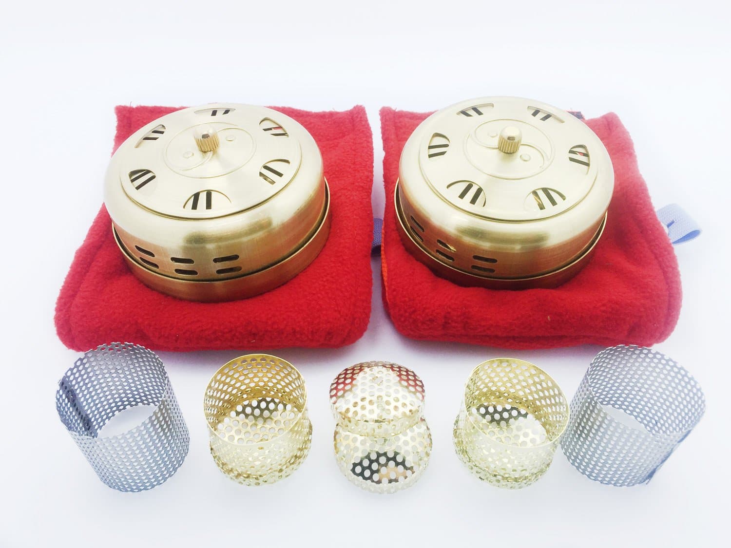 Brass Burner (2 pcs) + Moxa Pocket (2 pcs) * New & Improved Design