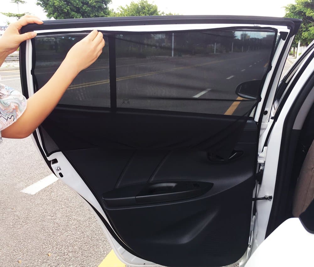 Bayan Rear Side Window Sun Shade Car Side Window Sun Shade Baby Sunshades-2 Pack