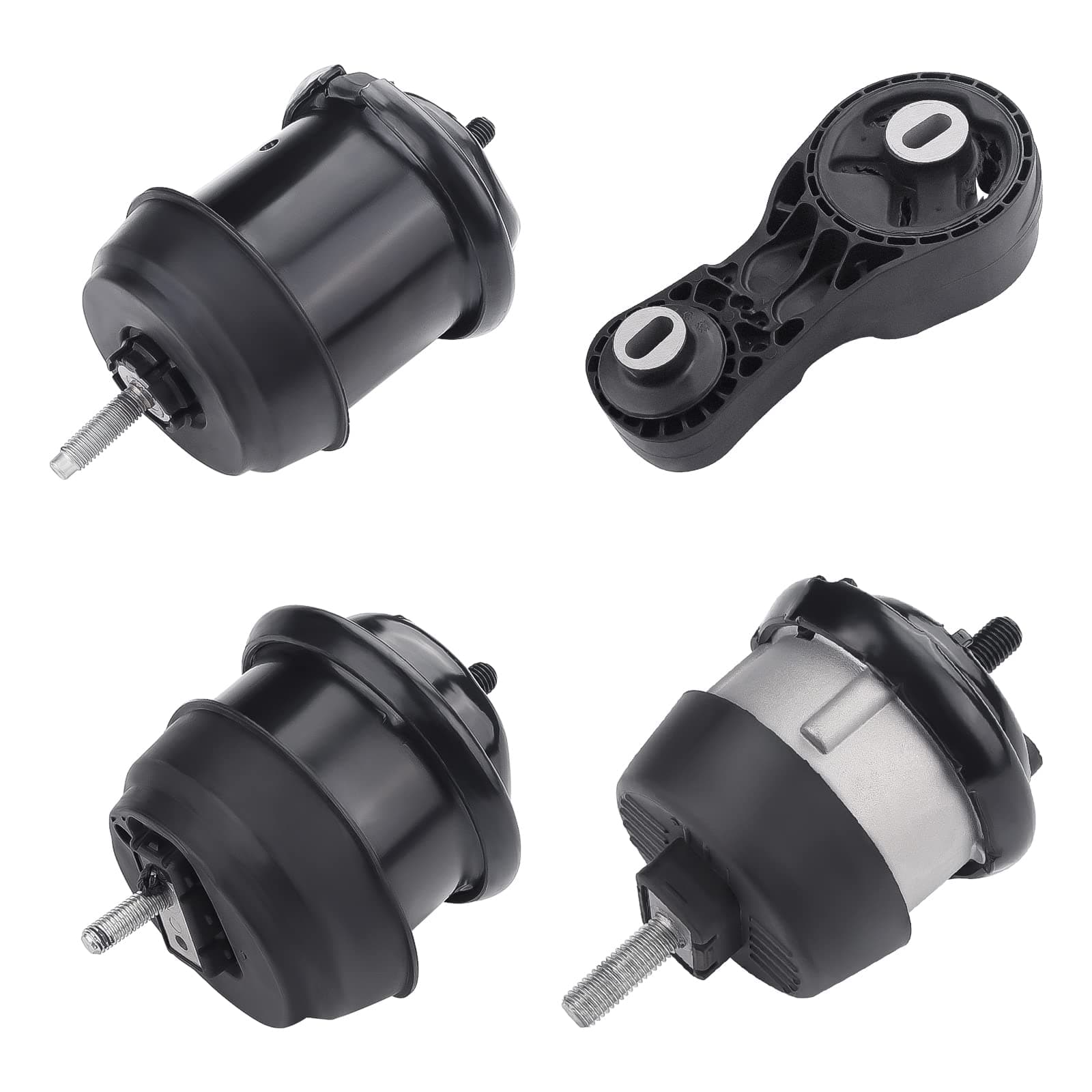 JDMON 4Pcs Engine Motor Mount Replacement for 2007-2019 Chevy Traverse 3.6L Buick Enclave GMC Acadia Saturn Outlook Compatible with A5444 A5548HY A5549HY A5458HY (Automatic Transmission)