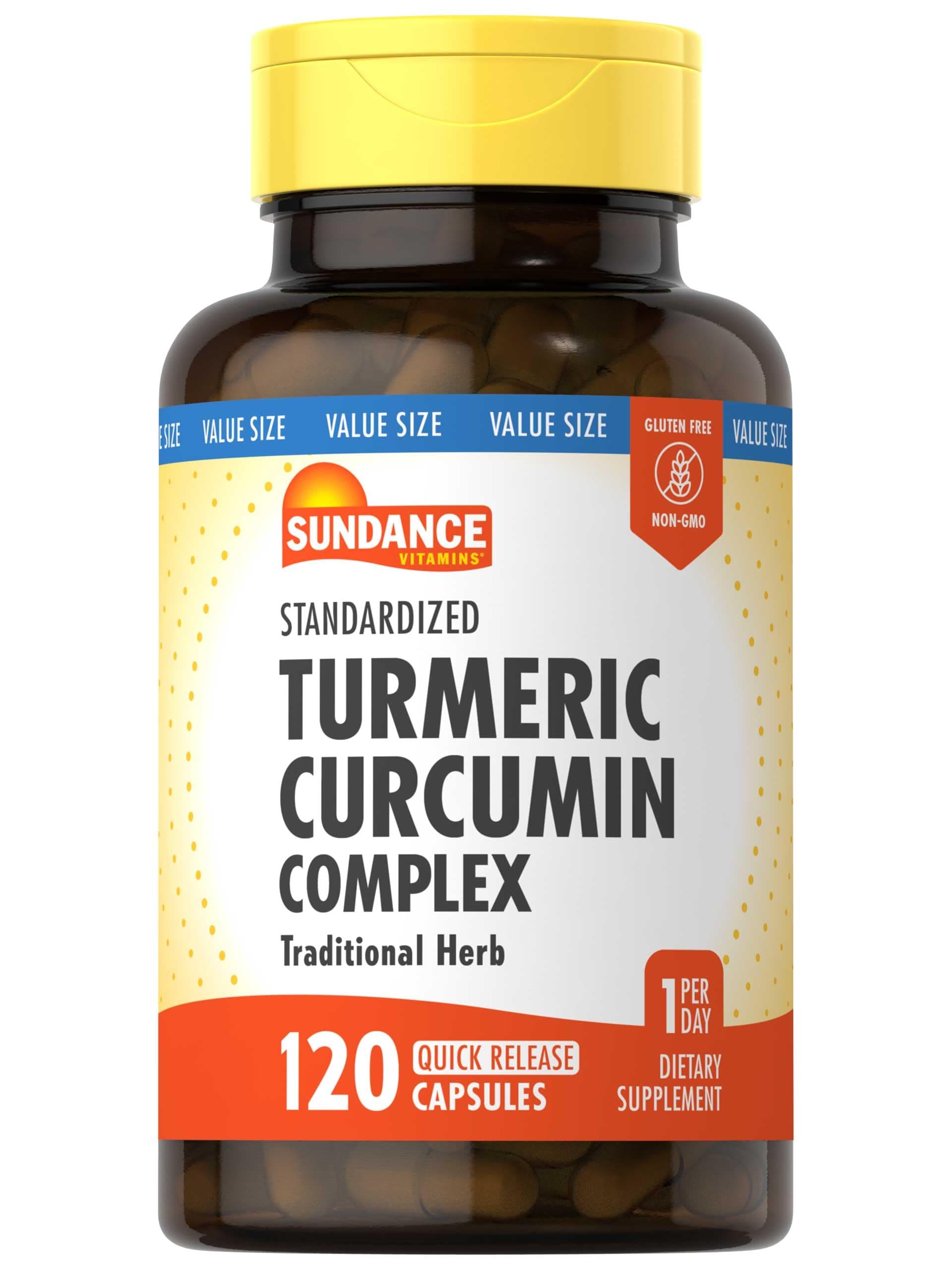 Turmeric Curcumin Complex | 120 Capsules | with Black Pepper Extract | Traditional Herb | Non-GMO and Gluten Free Supplement