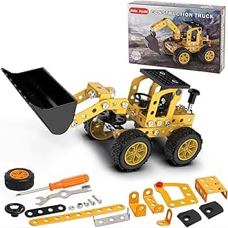 Construction Kits Stem Metal 3D Puzzle Machine Vehicle Model Car Construction Set Toy Parent-Child Interaction Play Sets Gifts for Children Age 4-16 Years