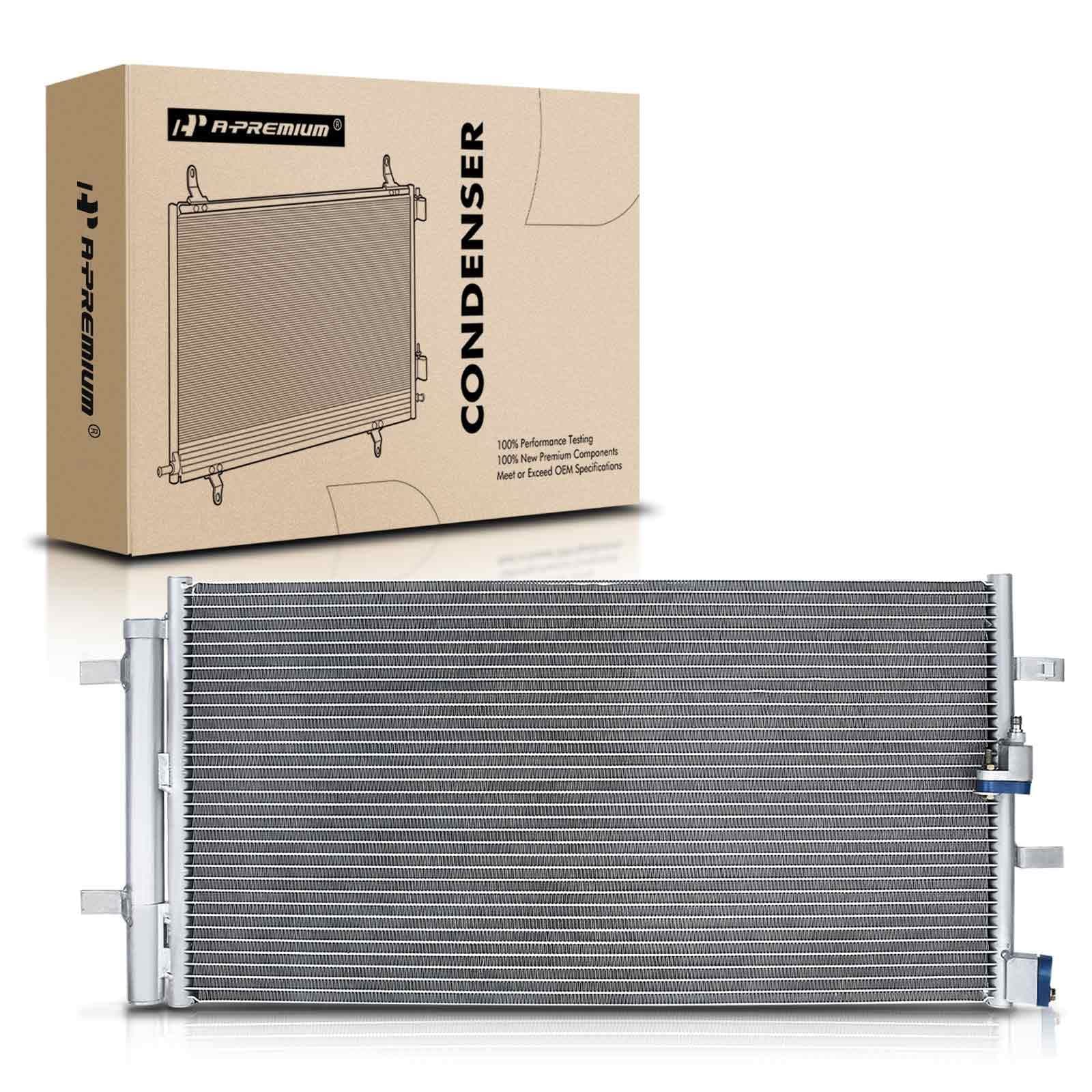A-Premium Air Conditioning A/C Condenser Compatible with Audi A4 2009-2016, A5 2010-2011, A5 Quattro 2008-2011, Q5 2009-2013, S4 2010-2016, S5 2008-2017