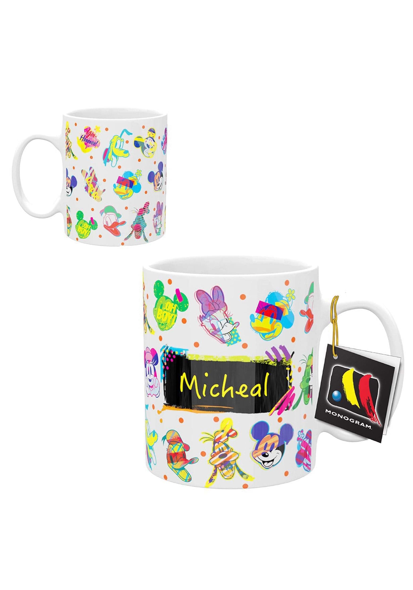MICKEY & FRIENDS PERSONALIZED CHALKBOARD MUG (11 OZ)