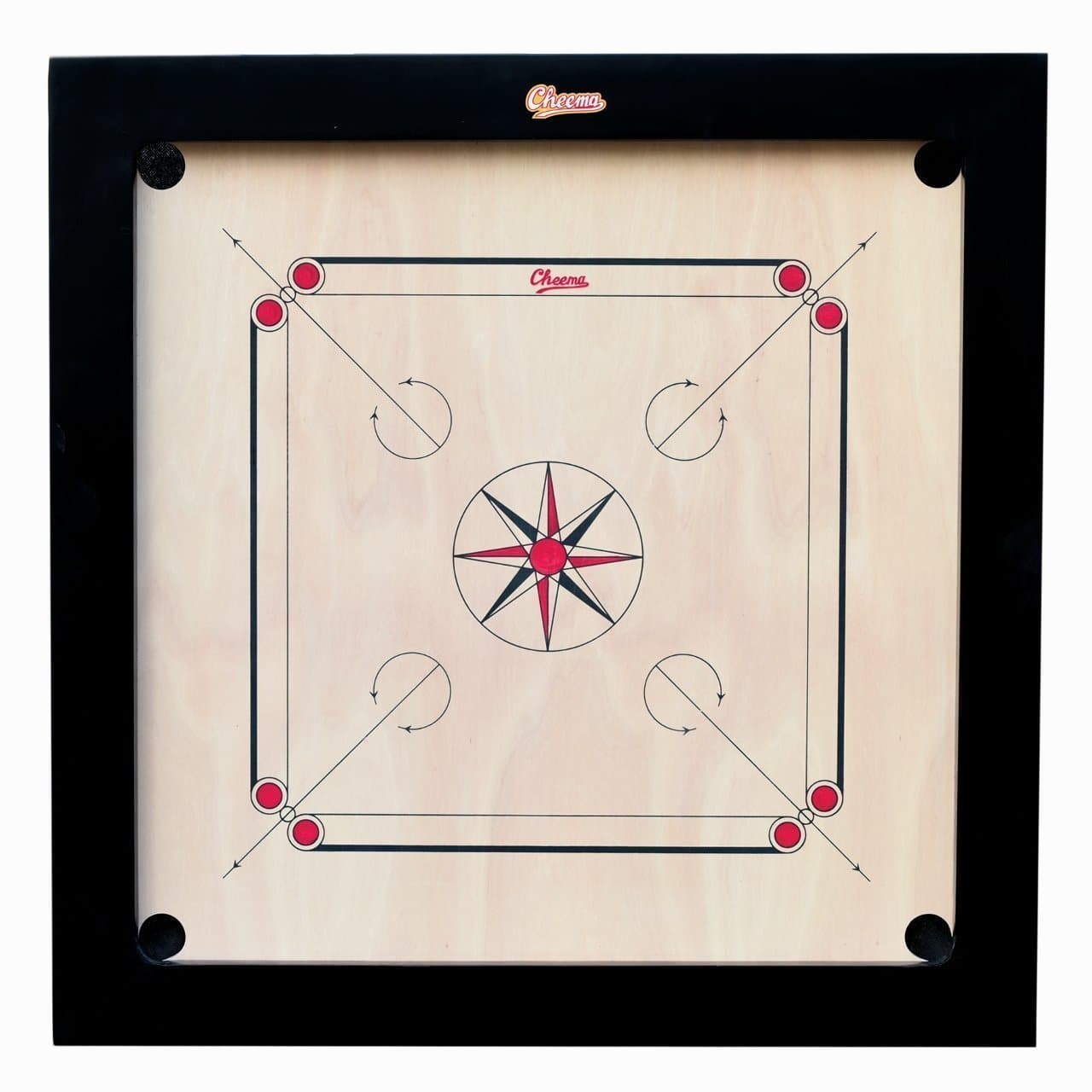 Cheema Matchless Carrom Board, Full Size (Multicolour)