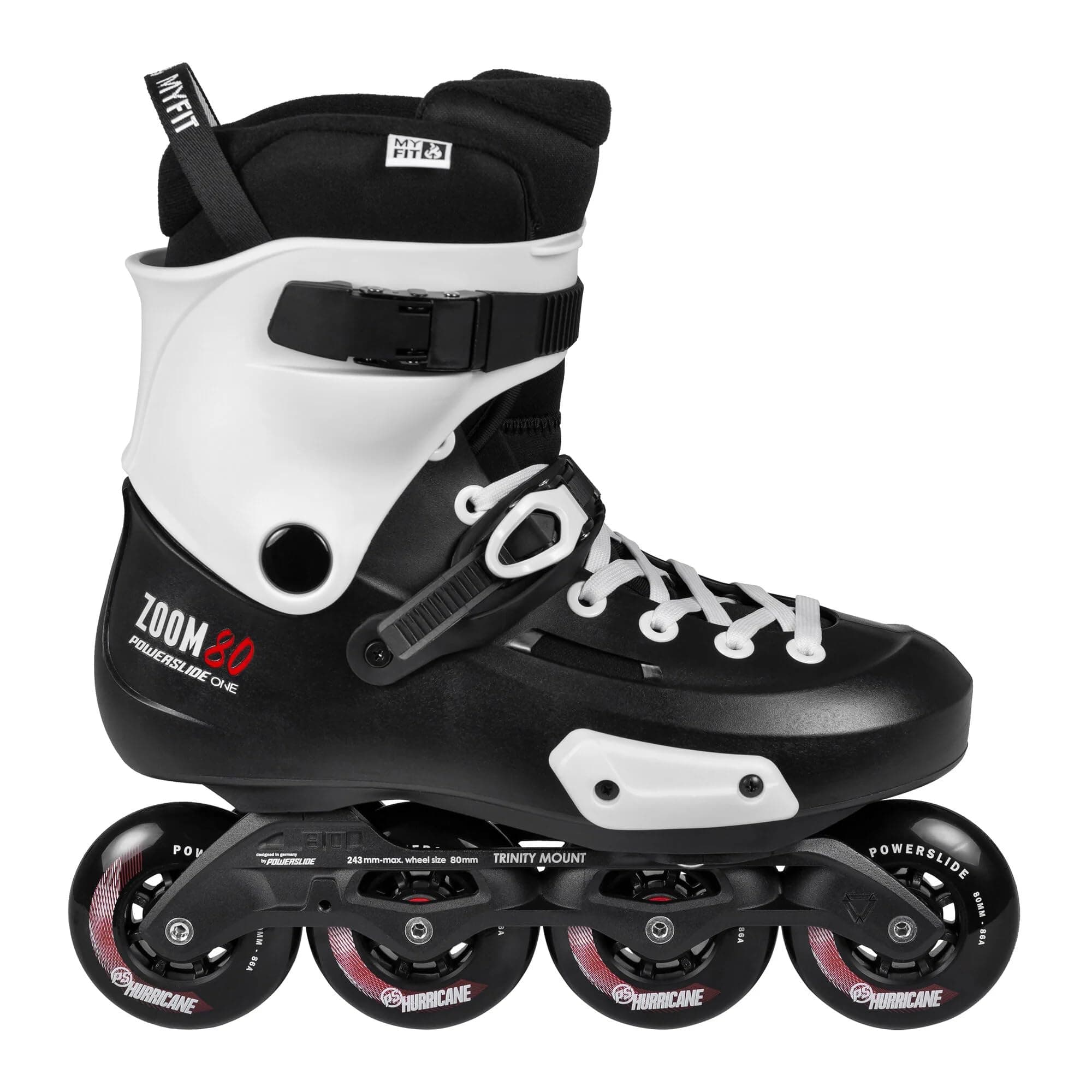 Powerslide Zoom 80 Pro Skates Size 11.0-12.5 (45-47)