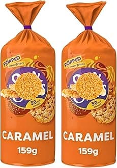 Snack Bundle With Snack A Jacks Jumbo Caramel Rice Cakes Snacks 159g (2 Pack)