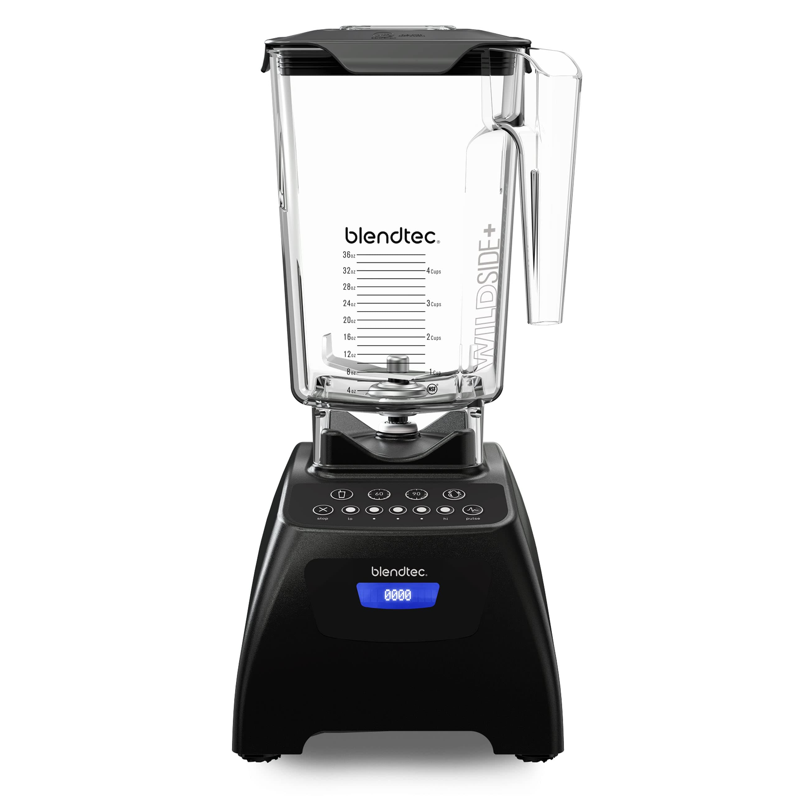 Blendtec Classic 575 Blender - WildSide+ Jar (90 oz) - Professional-Grade Power - Self-Cleaning - 4 Pre-Programmed Cycles - 5-Speeds - Black