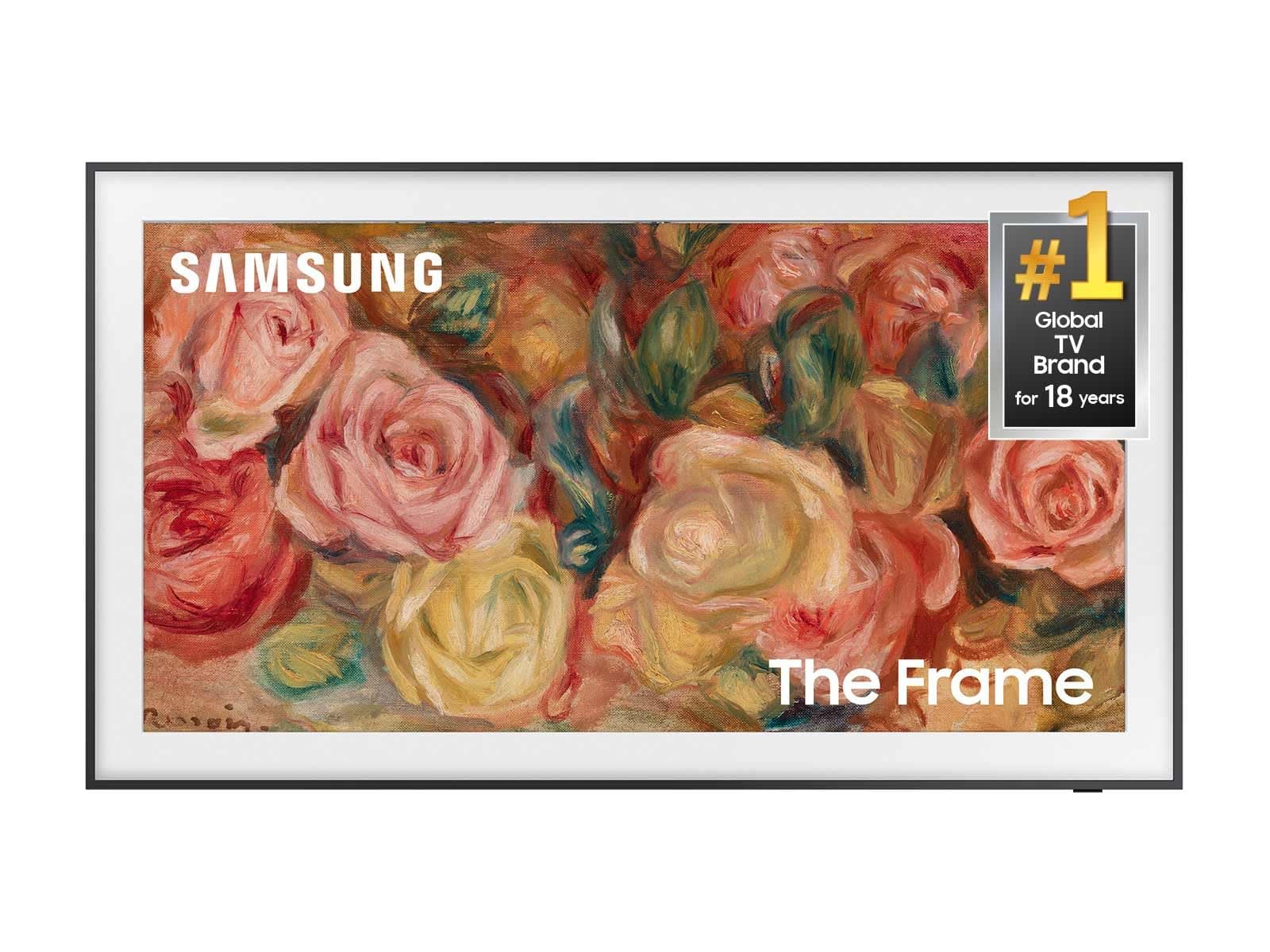 SAMSUNG 55-Inch Class QLED 4K LS03D The Frame Series Quantum HDR Smart TV w/Dolby Atmos, Art Mode, Anti-Reflection, Customizable Frame, Slim Fit Wall Mount with Alexa Built-in (QN55LS03D, 2024 Model)