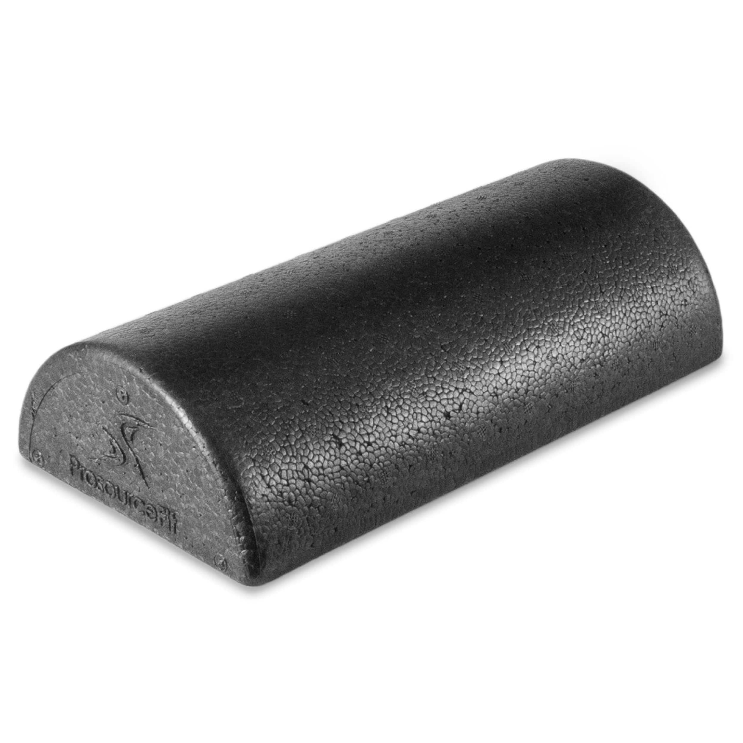 ProsourceFit High Density Half-Round Foam Rollers for Body Conditioning, Pilates, Yoga, Stretching, Balance & Core Exercises