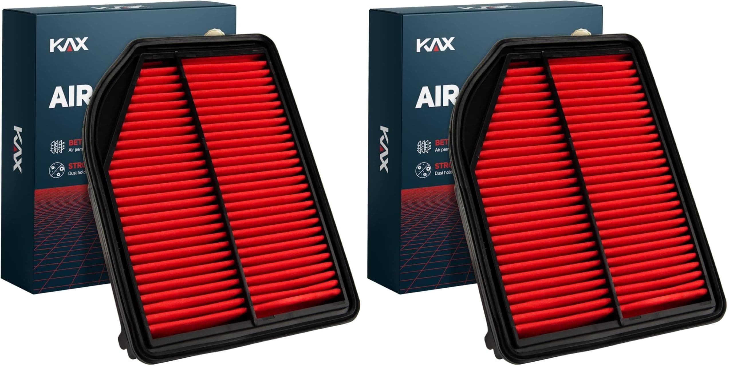 Premium Engine Air Filter, GAF058 (CA11258) Replacement for Honda CR-V 2012 2013 2014 L4 2.4L, 200% Longer Life (Pack of 2)