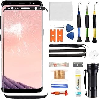 for Samsung Galaxy S8 Plus Screen Replacement,Replacement Screen for Galaxy S8 Plus Series 6.2 inch,Tempered Glass Replacement Kit with Repair Tools(NO OLED & Touch Digitizer)