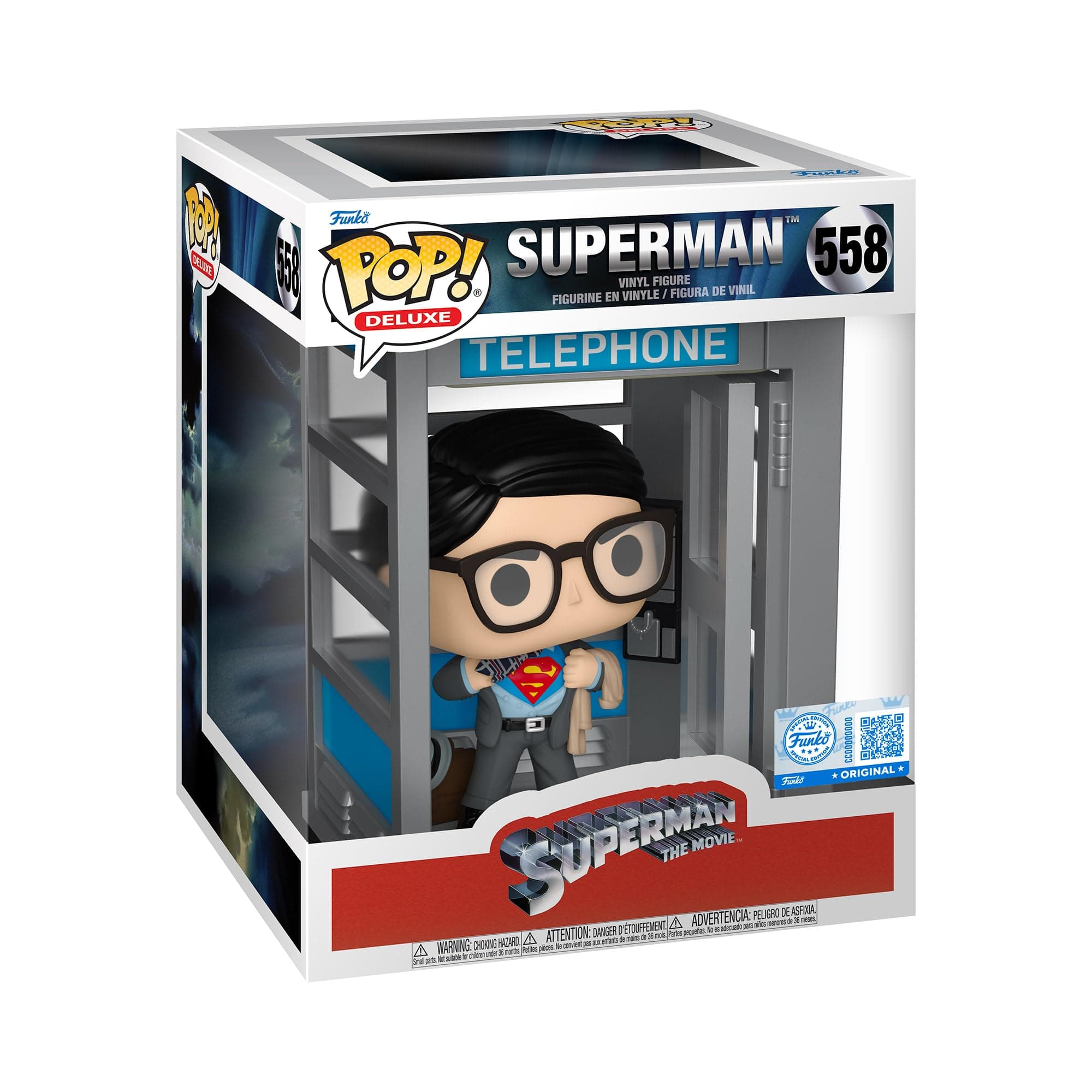 Pop Deluxe! Heroes: DC Comics - Superman with Booth (Exc)