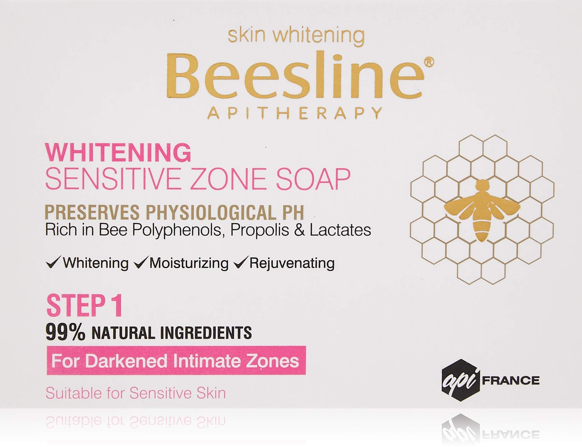 Whitening Sensitive Zone Soap, White, 110 gm