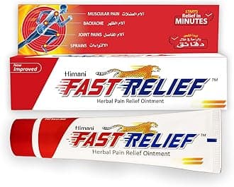 Emami Himani Fast Relief Herbal Pain Relief Ointment | Get Faster Relief from Backache, Body ache, Muscle Pain, Joint Pains and Sprains | Recommended for First-Aid|50 ml, Pack of 2