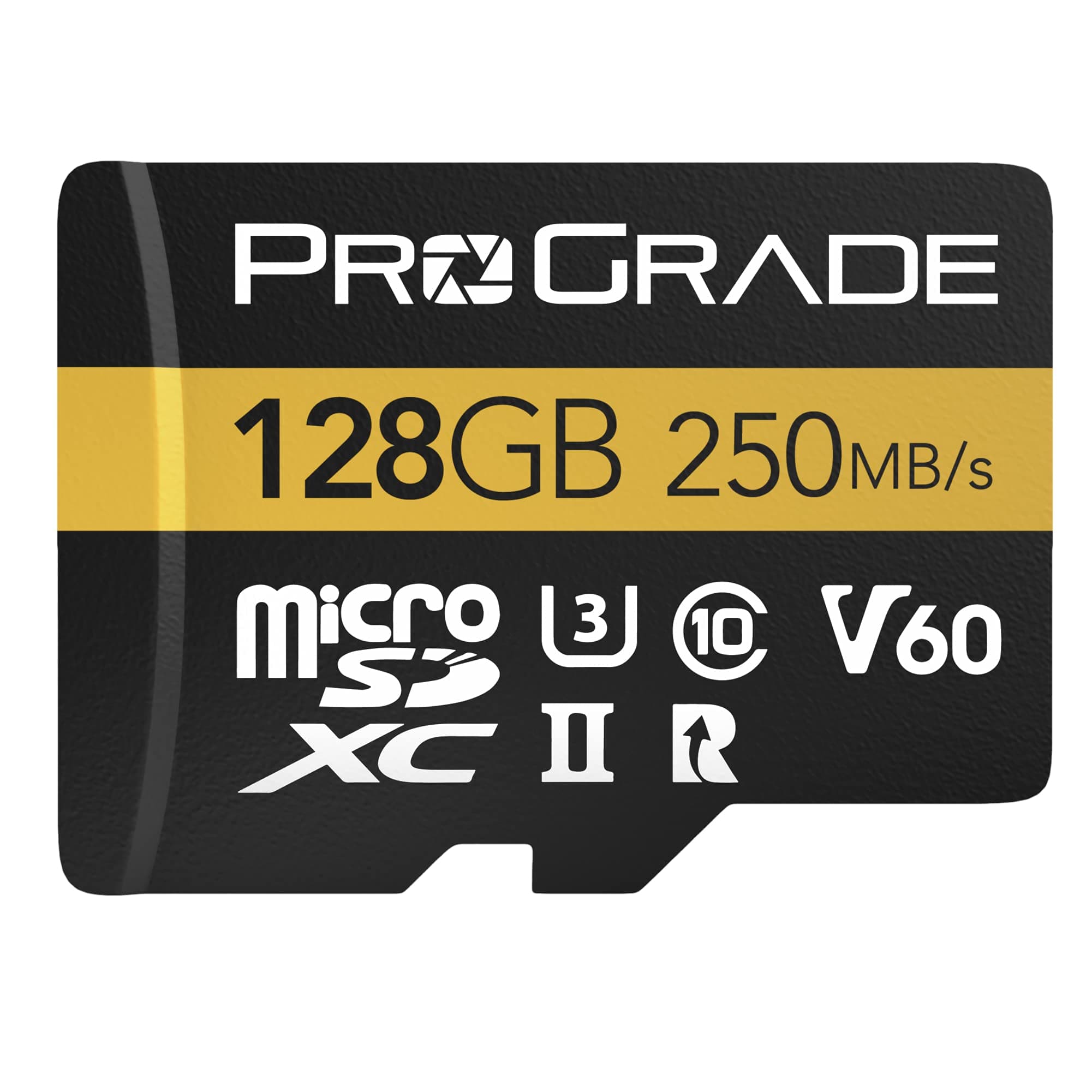 ProGrade Digital Microsd Card V60(128Gb)-Tested Like A Full-Size Sd Card for Use in Dslrs,Mirrorless&Aerial Or Action Cameras|Up to 250Mb/Read Speed&130Mb/S Write Speed by Prograde Digital,Gold