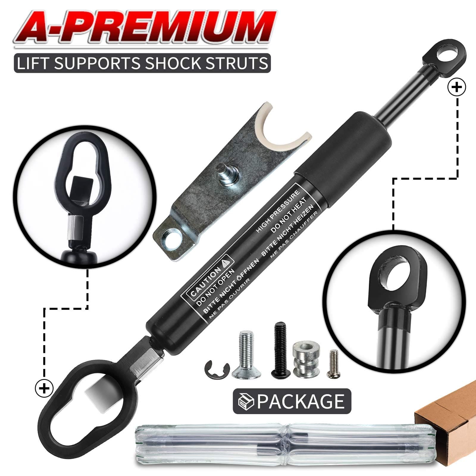 A-Premium Rear Left Tailgate Assist Lift Support Gas Spring Compatible with Nissan Frontier 2005-2021