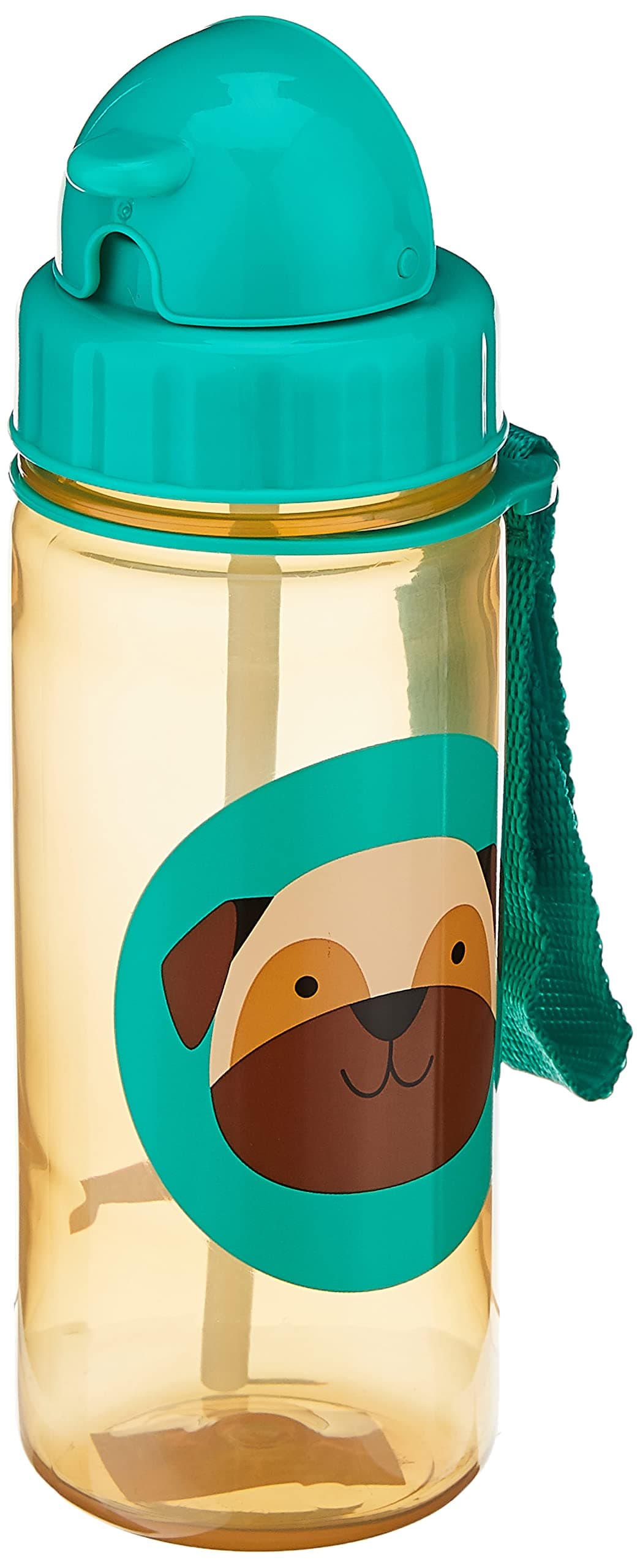 Zoo PP Straw Bottle - Pug