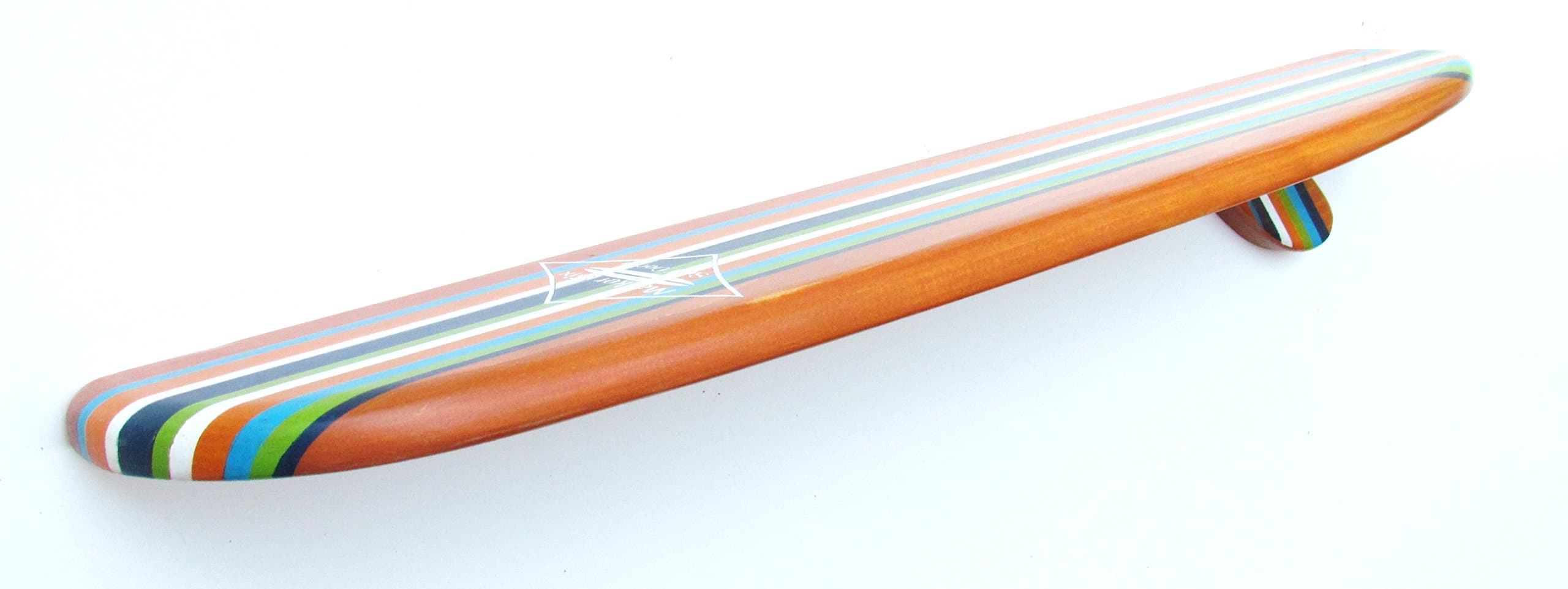 28" Surfboard Shelf Colorful Classic Stripe