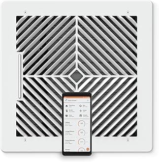 Flair Smart Vent 10x10 (White), AC Vent Cover for Walls and Ceilings.
