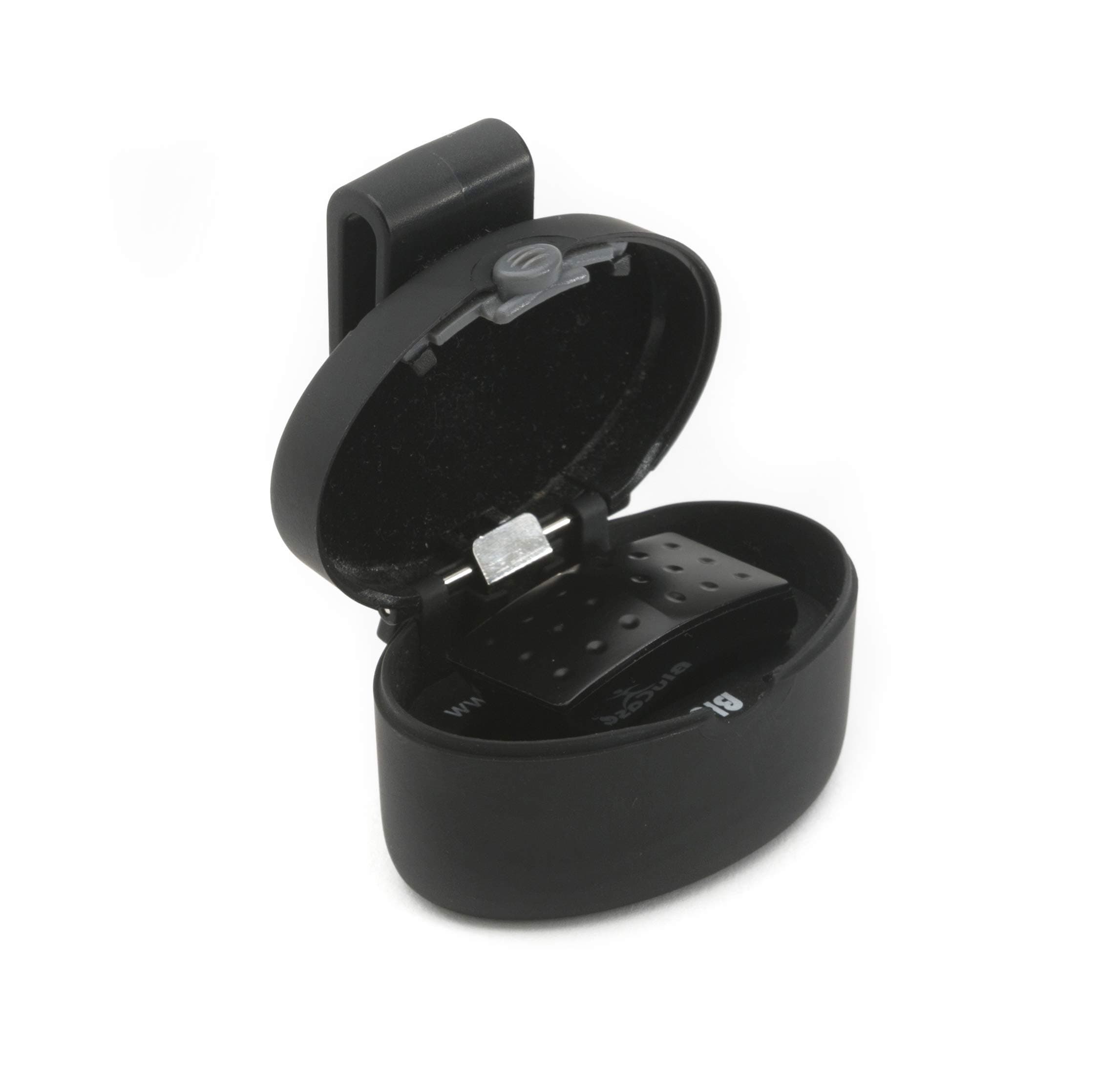 Black, Universal Bluetooth Headset Carrying/Protection Case (Standard BluCase). Compatible with most Jabra, Motorola, Phantronics, Jawbone, Samsung, LG, Nokia, and other brands of Bluetooth Headsets.