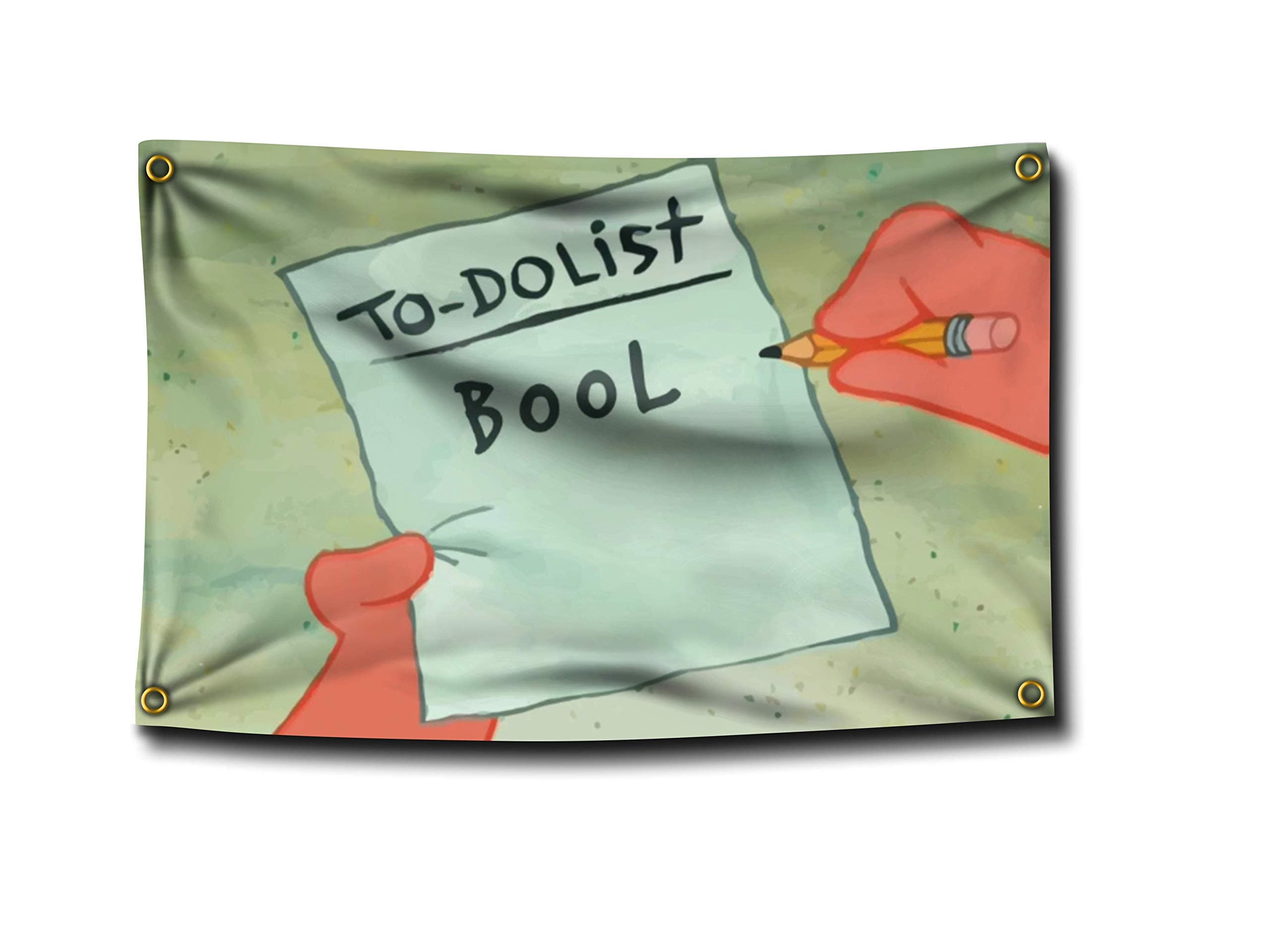 Banger - to Do List: Bool Flag Banner College Dorm 3x5 Feet Patrick Authentic