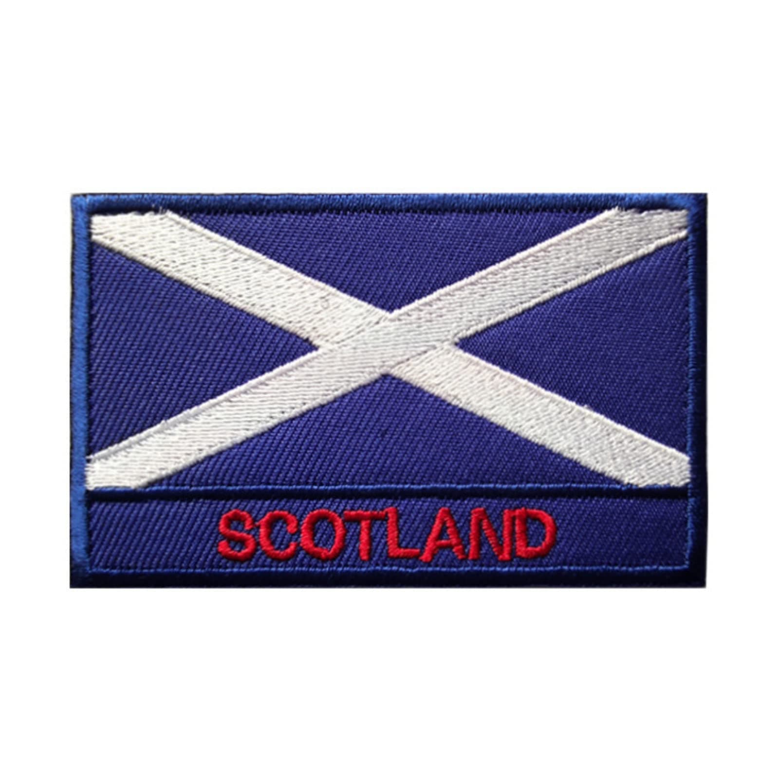 Womaha2 Pcs Scotland Flag Patch Hook&Loop Fastener for Outdoor Sports Mountain Climbing Outdoor Expansion