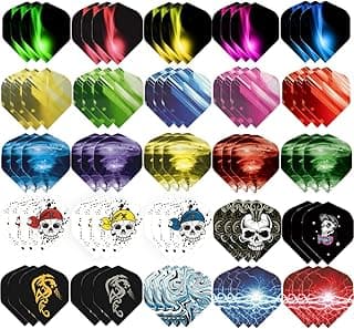 Dart Flights Accessory Kit 3/Set Feather Tail Wing Flight Outdoor Sports for Soft Steel Tip Darts Perfect Accessories Equipment Supplies for Dart Games