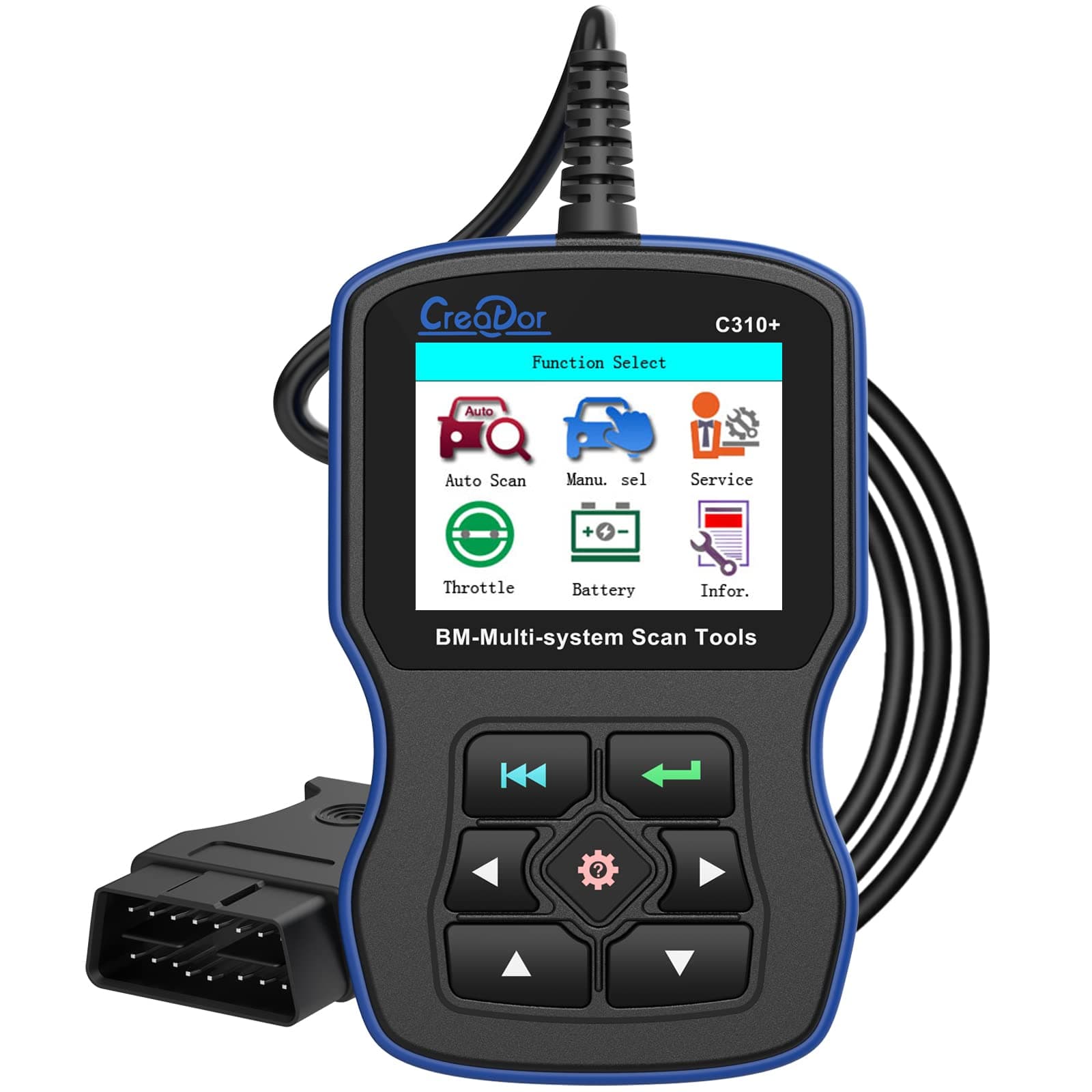 Creator C310 OBD2 Diagnostic Scanner Tool for BMW,Multi-System Code Reader with EPB Engine Oil Reset