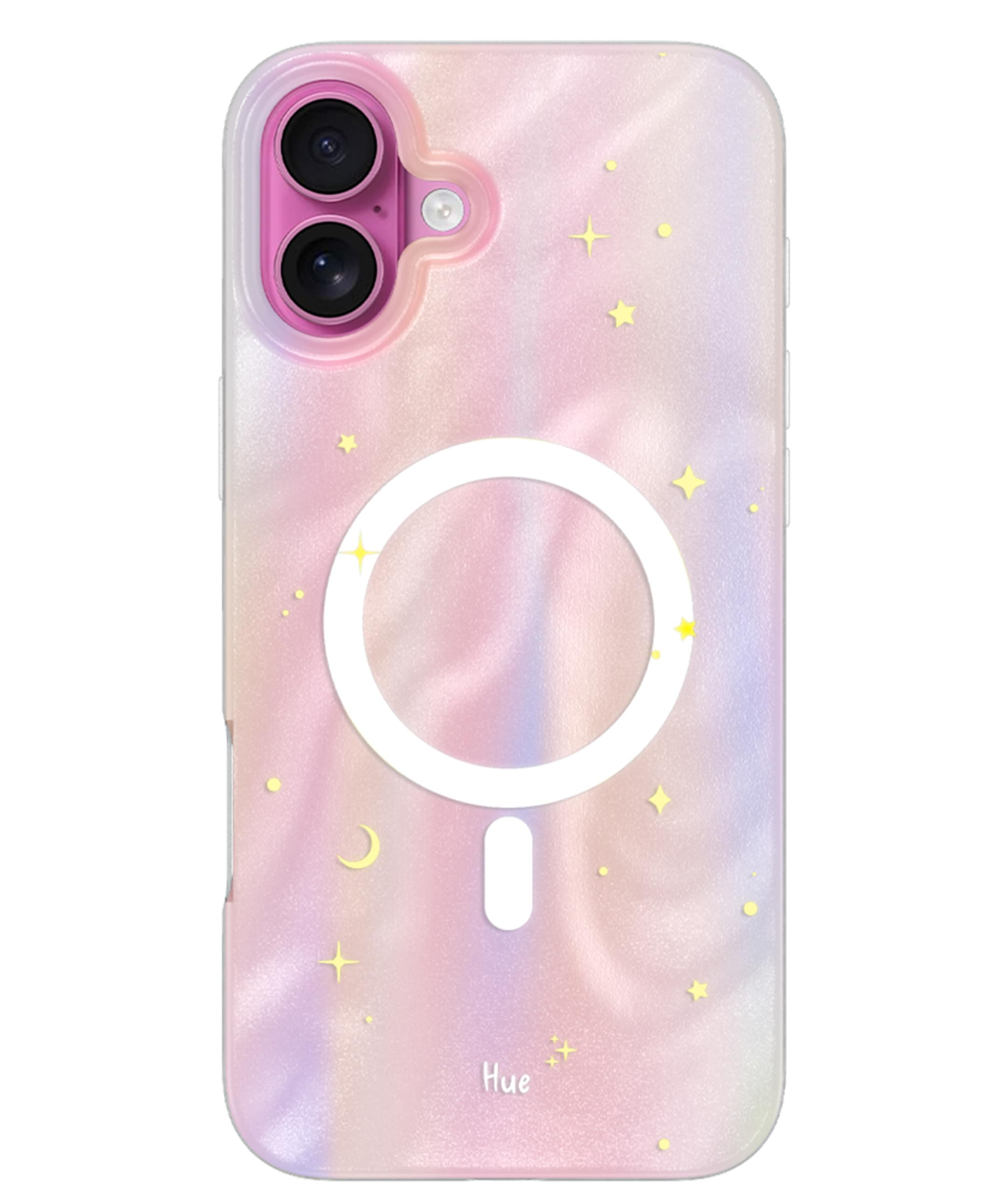 LONLI Hue - Magnetic Case for iPhone 16 Plus - [Compatible with Magsafe] - [360° Shock-Absorbent Bumper] - [Cute and Unique Phone Cover for Girls and Women] - Dreamy Night