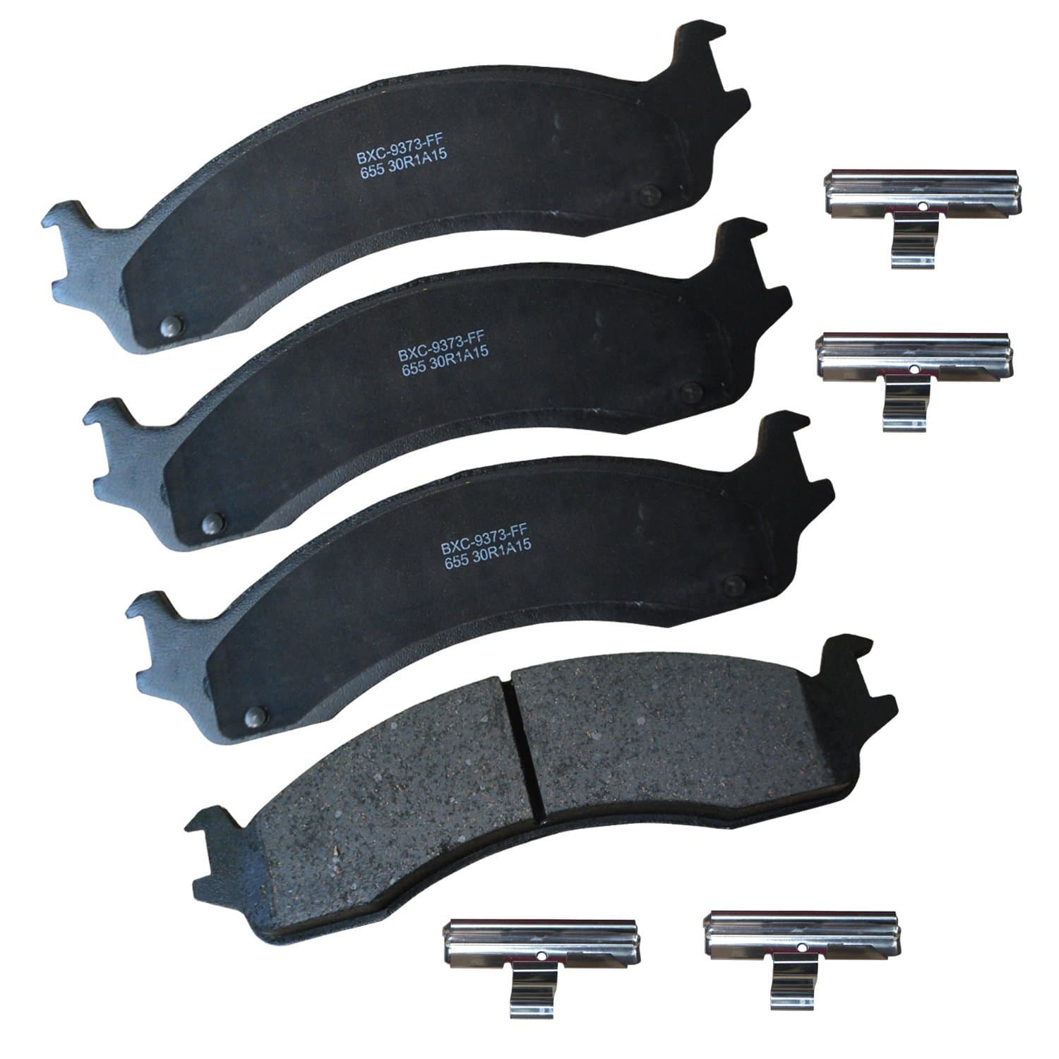 Premium SBC655 Ceramic Front Brake Pads for Select Models Dodge B2500,B3500,Ram 2500 Van,3500 Ford E-150,E-250,E-250 Econoline,E-350 Club Wagon,Econoline Super Duty,E-450 F-250,HD,F-350,P-350