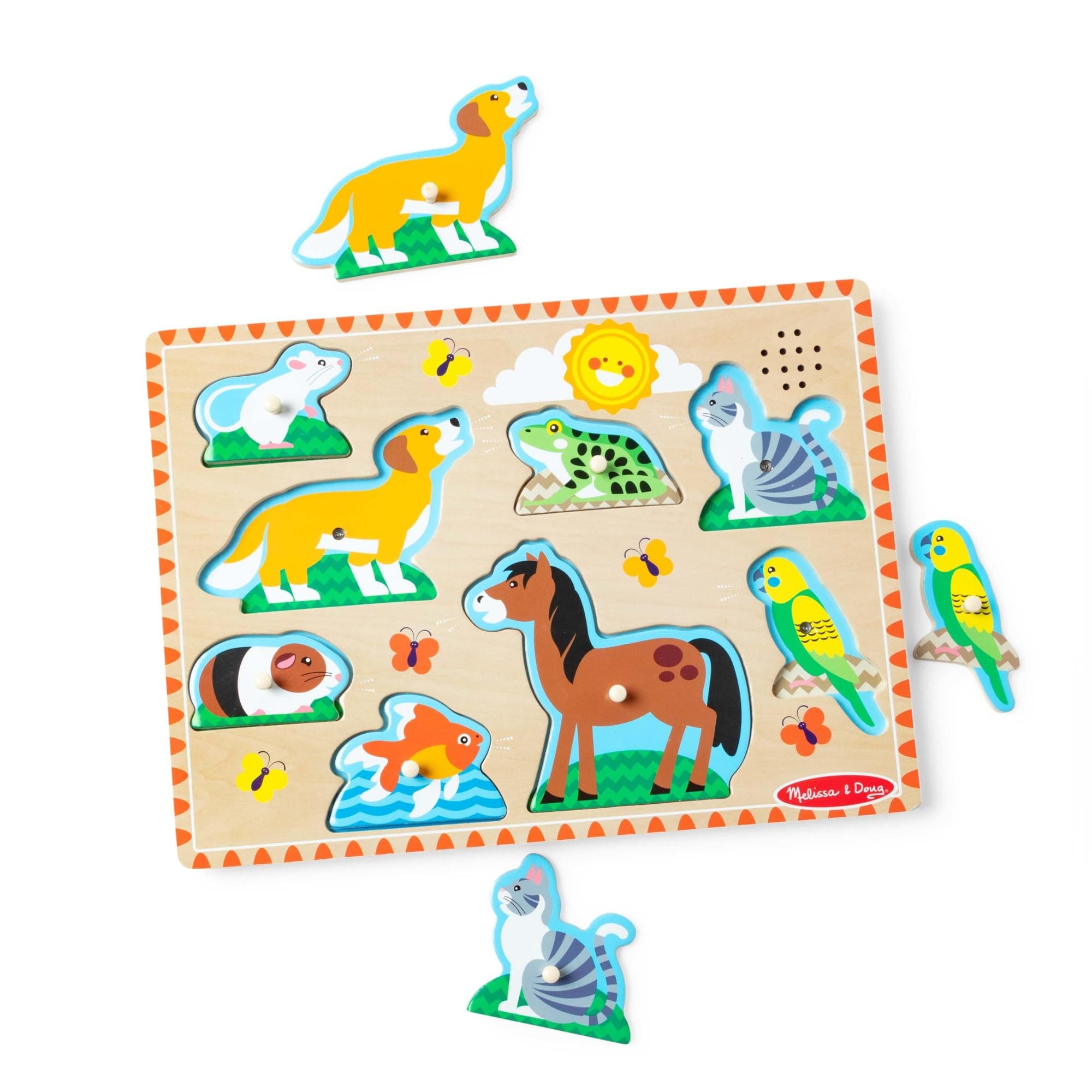 Melissa & Doug 730 Pets Sound Puzzle