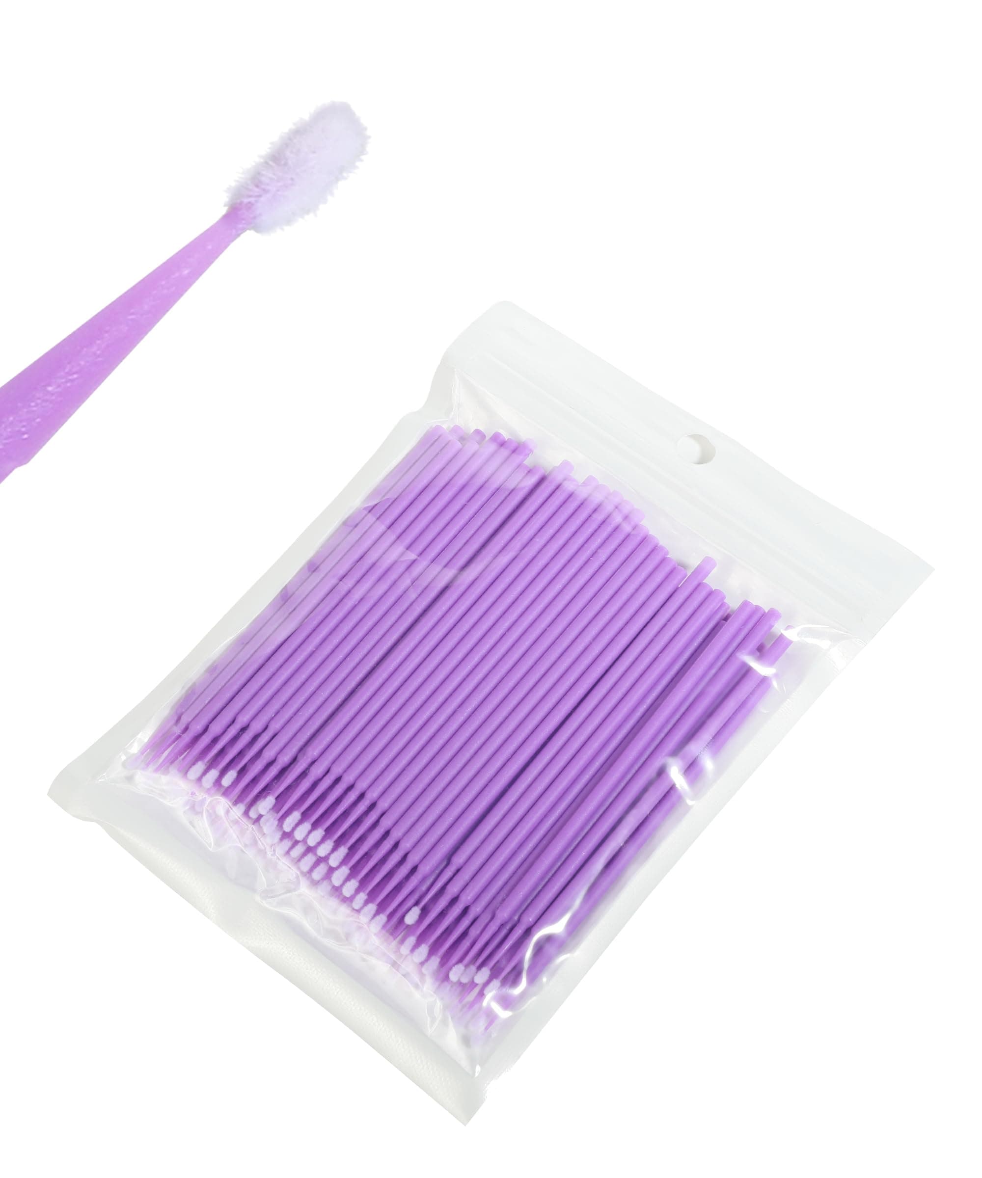 Touch Up Paint Brushes,Car Accessories Micro Applicator Brush,100Pcs Automotive Use Repair Paint Brushes,Auto Car Detailing,1.5mm Disposable Micro Applicators for Car Paint Chip Repair