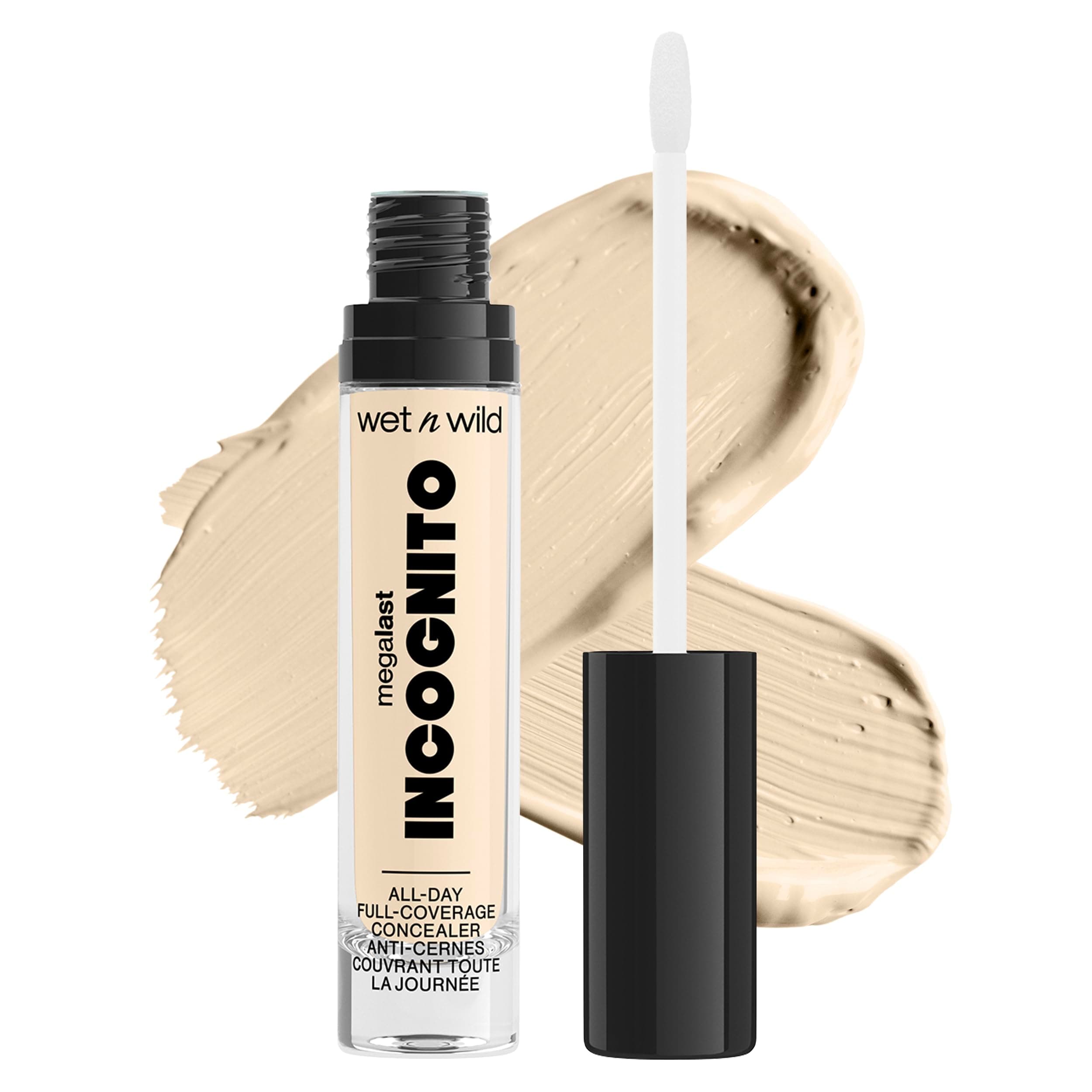 Mega Last Incognito AllDay Full Coverage Concealer, Fair, 0.18 Ounce
