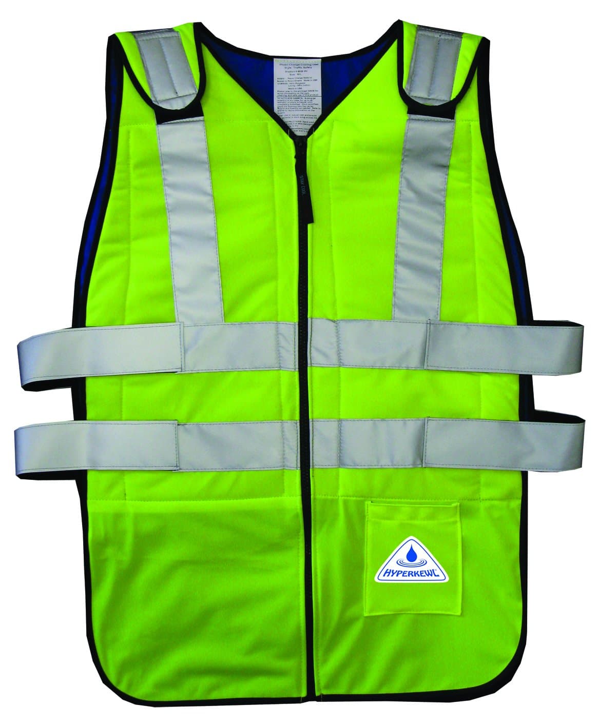 TechKewl Phase Change Cooling Vest Blue